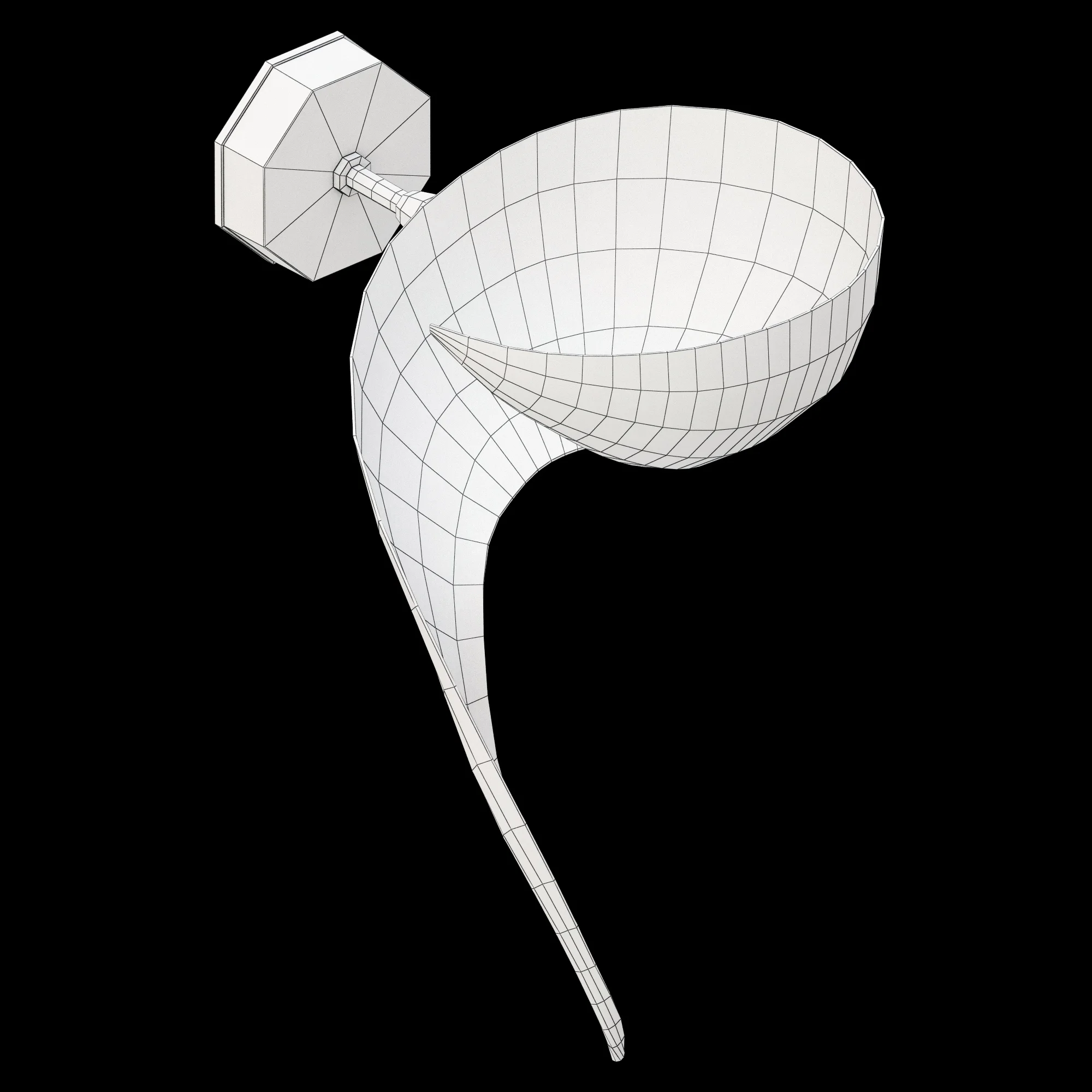 Serge Mouille Flame Sconces MSC FLA — 3D model preview 5
