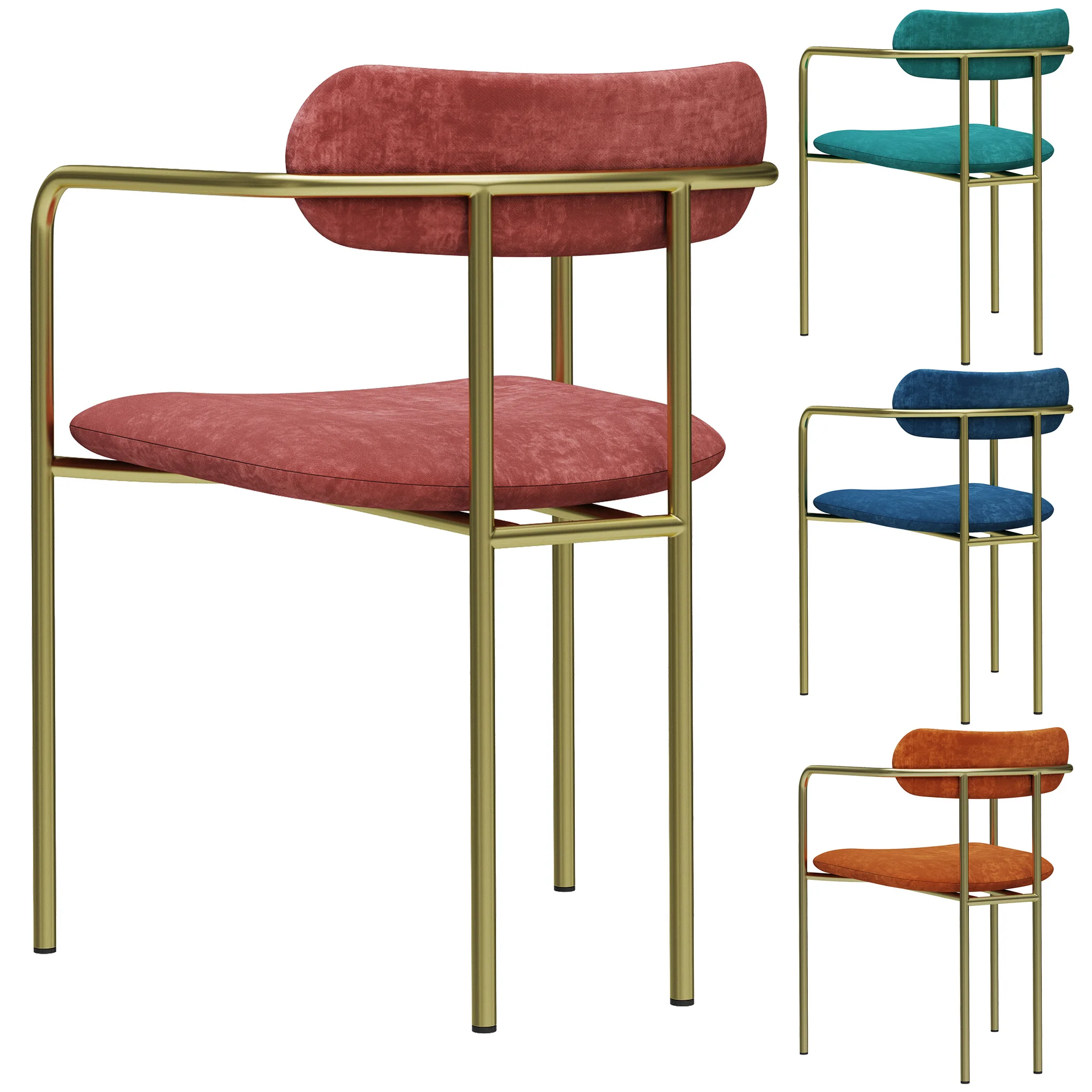 Eichholtz Dining Chair Singer — 3D model preview 10