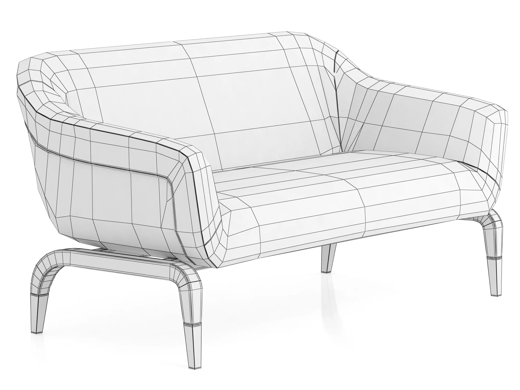 Smania Figi Sofa — 3D model preview 10