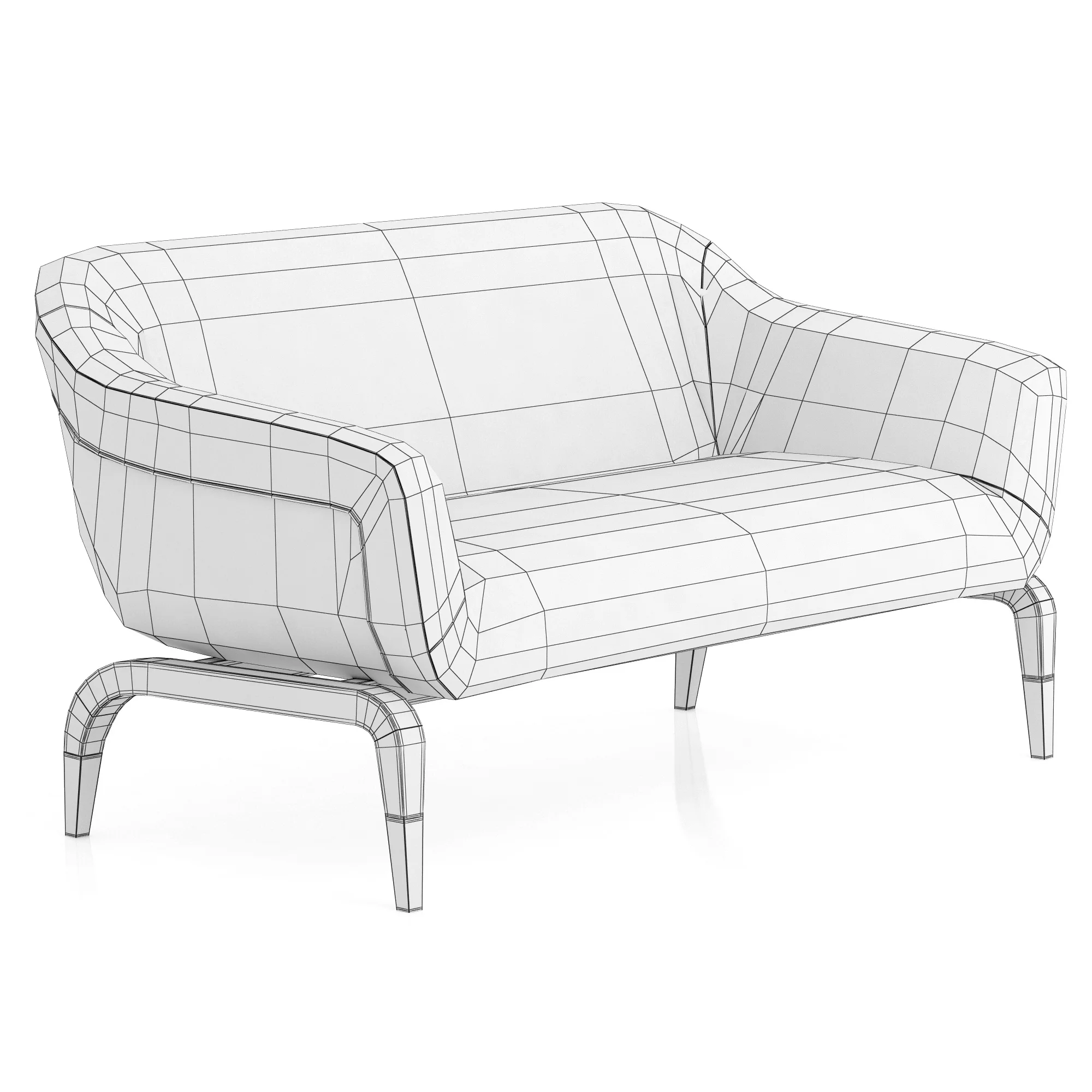 Smania Figi Sofa — 3D model preview 11