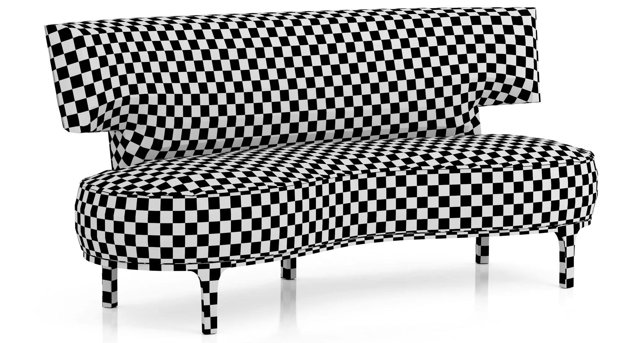 Flexform Drop Sofa — 3D model preview 11