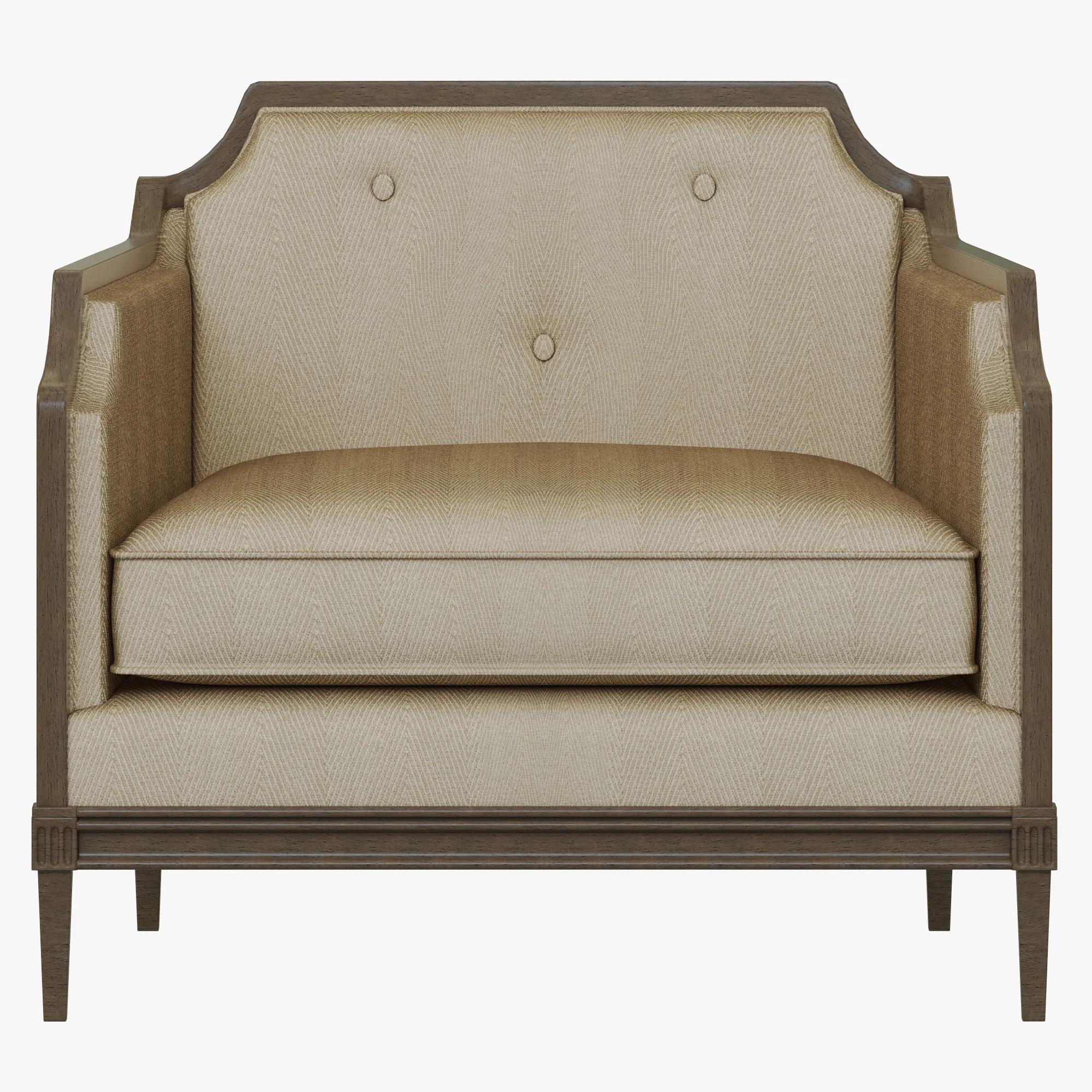 Caracole Frame Of Reference Chair — 3D model preview 10