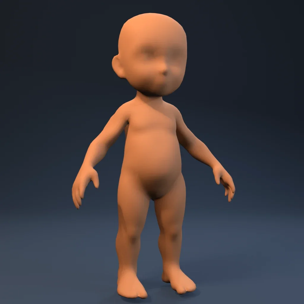 Basemesh Child 3