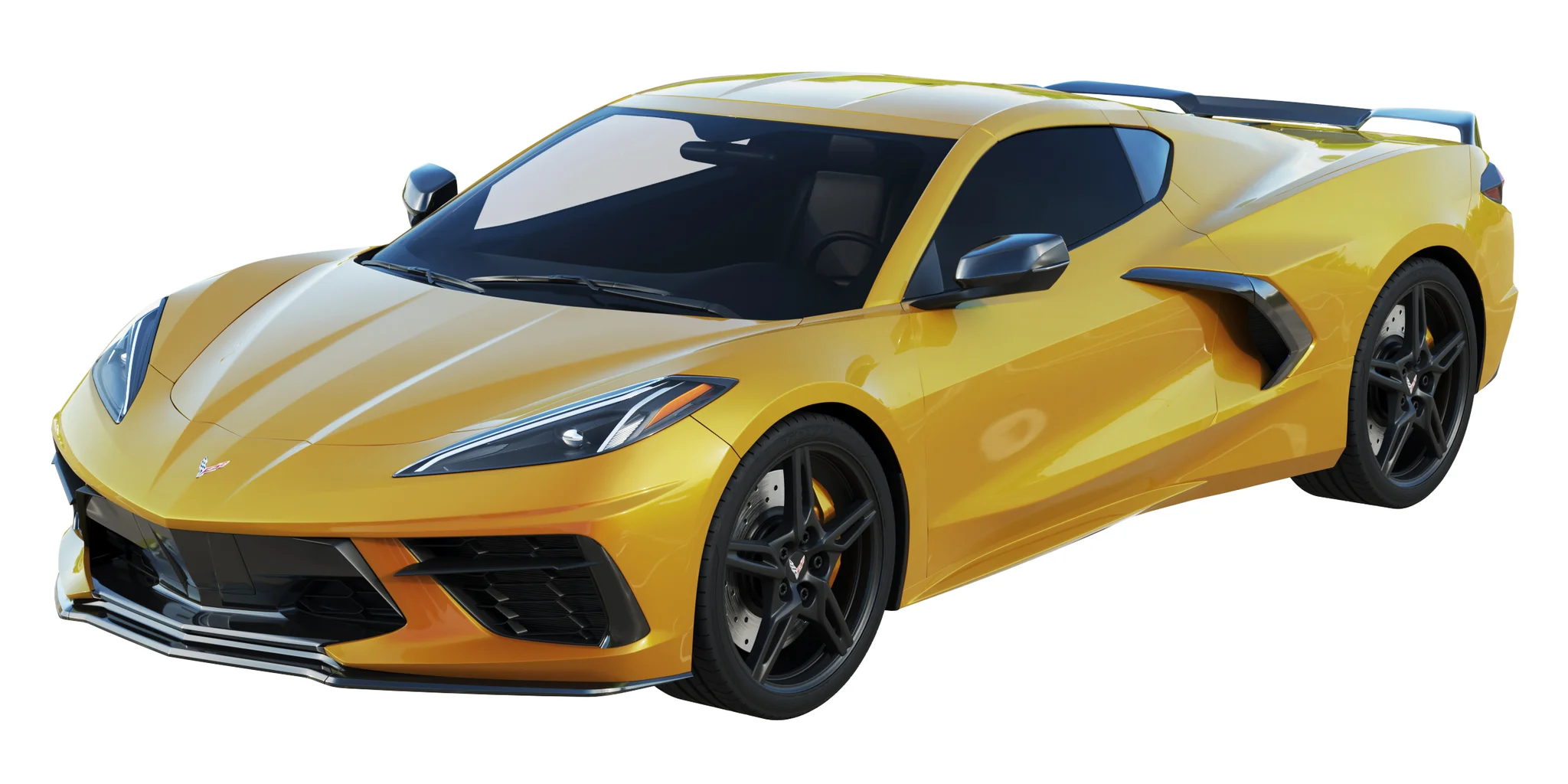 Chevrolet Corvette C8 2020, 3D model preview 15