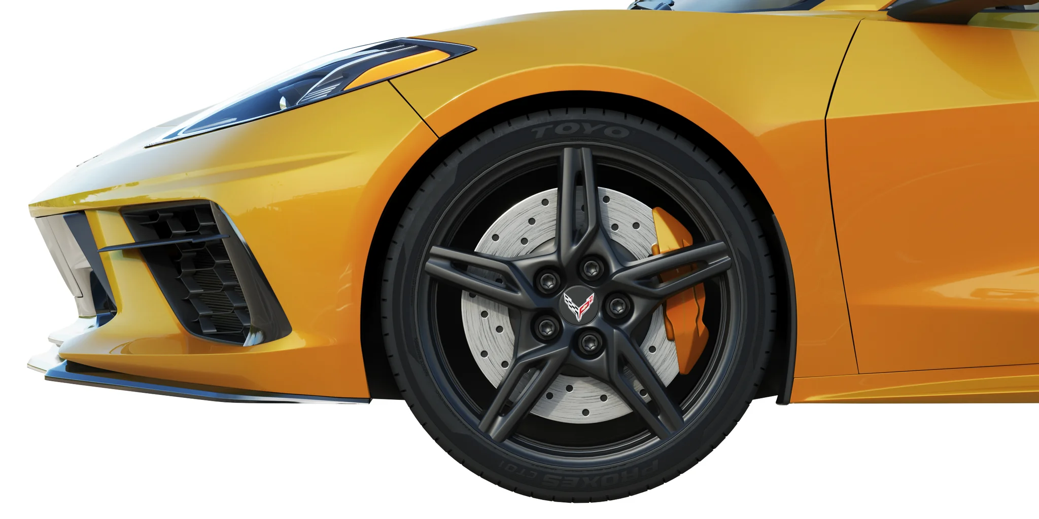 Chevrolet Corvette C8 2020, 3D model preview 16