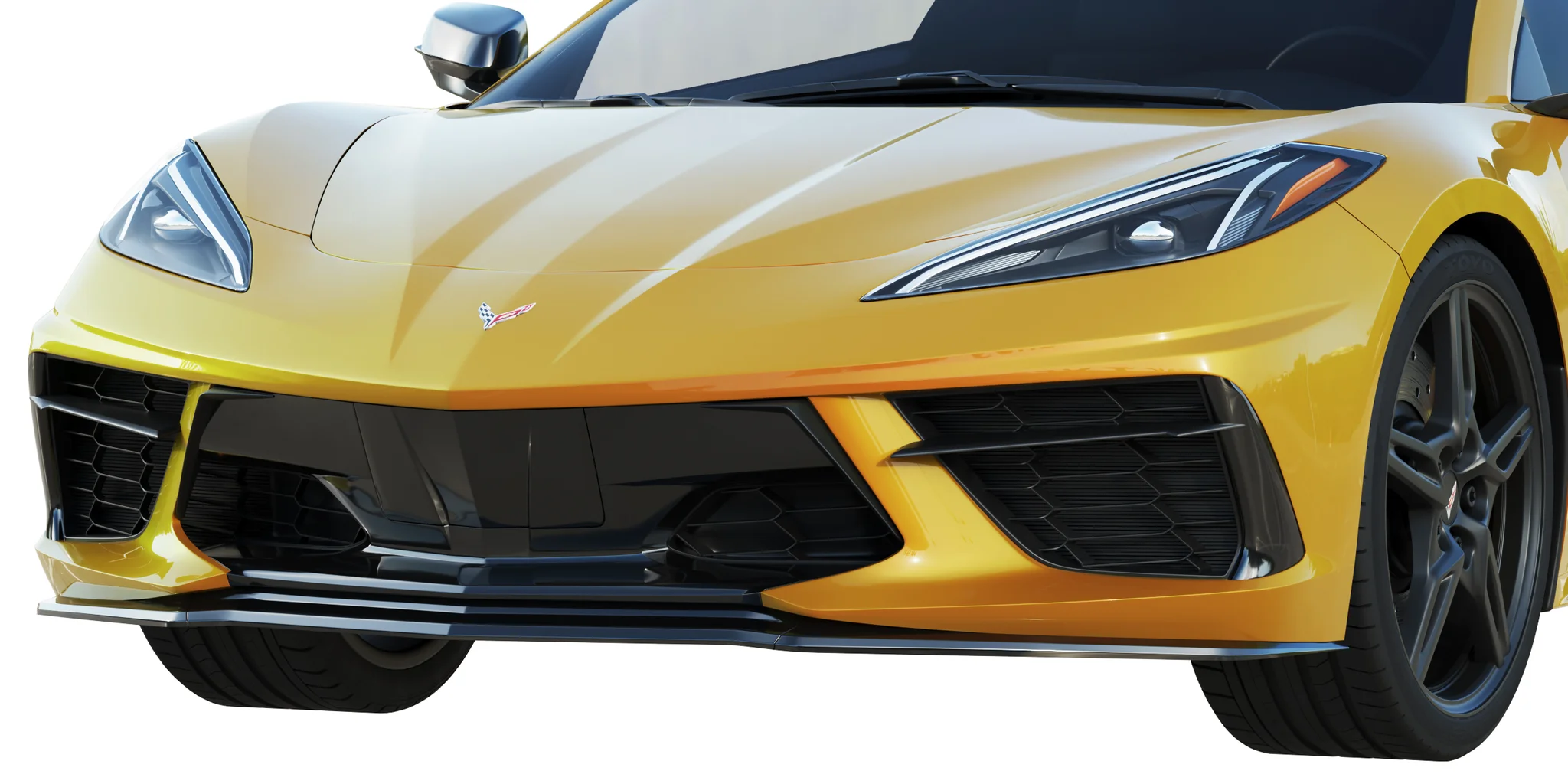 Chevrolet Corvette C8 2020, 3D model preview 17