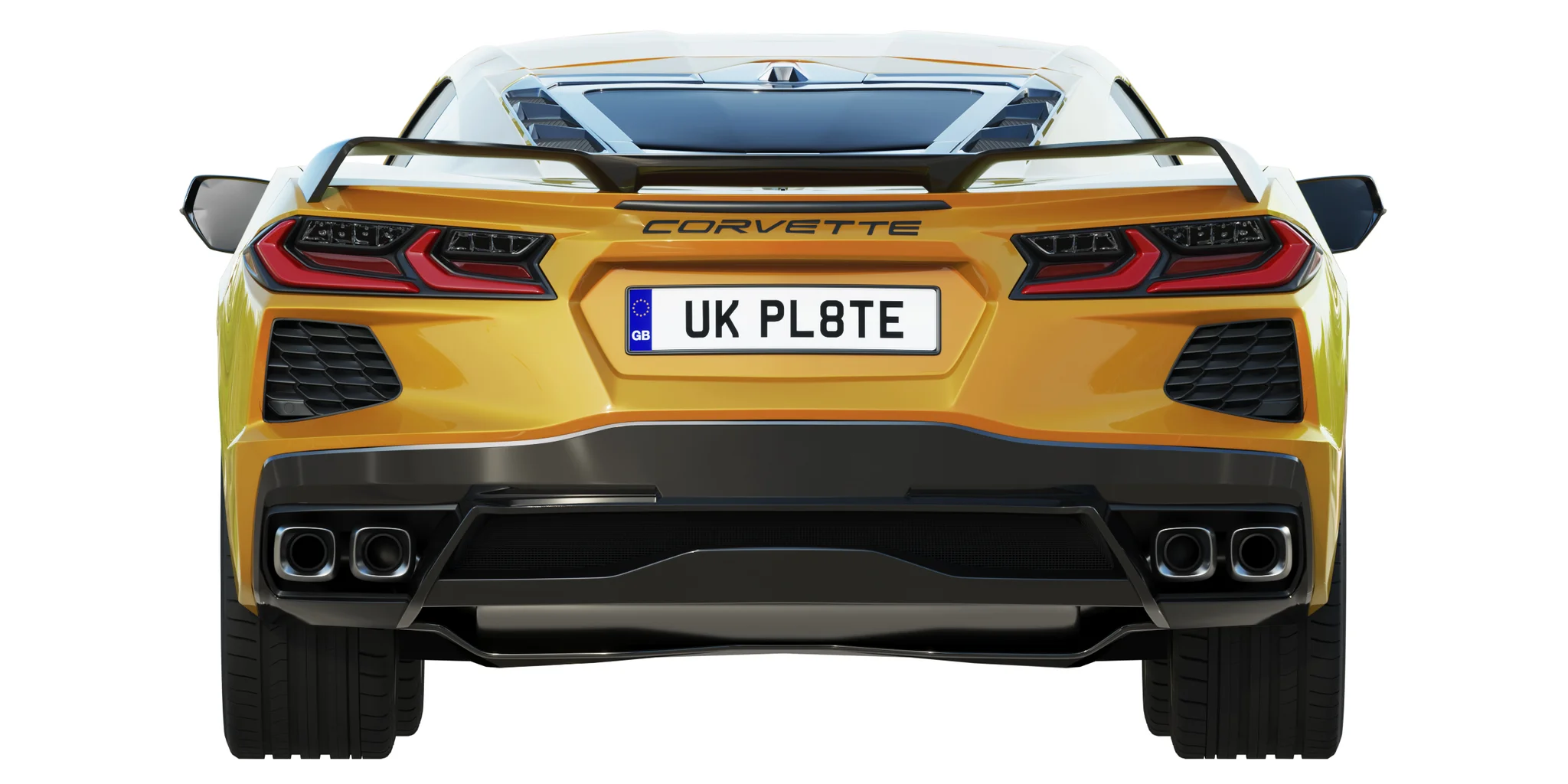 Chevrolet Corvette C8 2020, 3D model preview 21