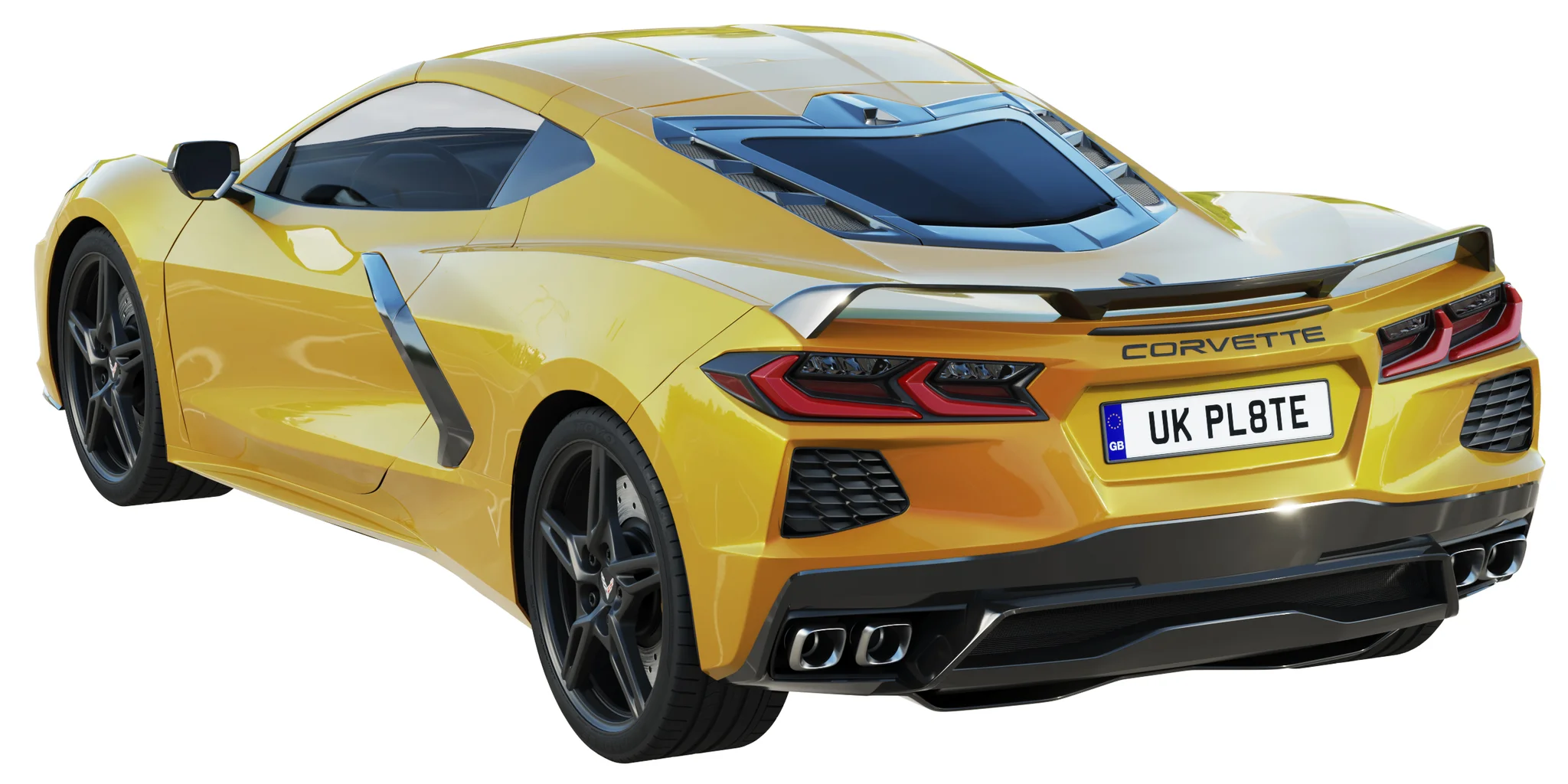 Chevrolet Corvette C8 2020, 3D model preview 30