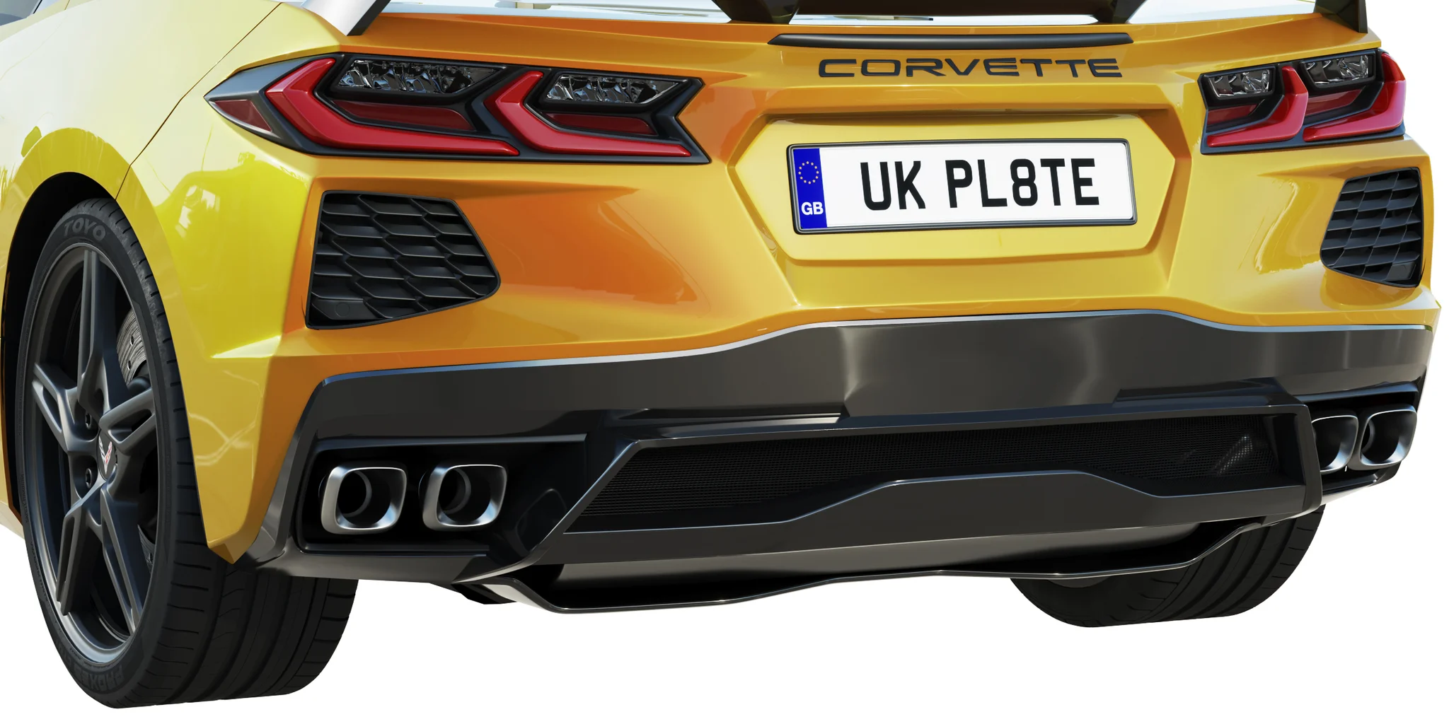 Chevrolet Corvette C8 2020, 3D model preview 32