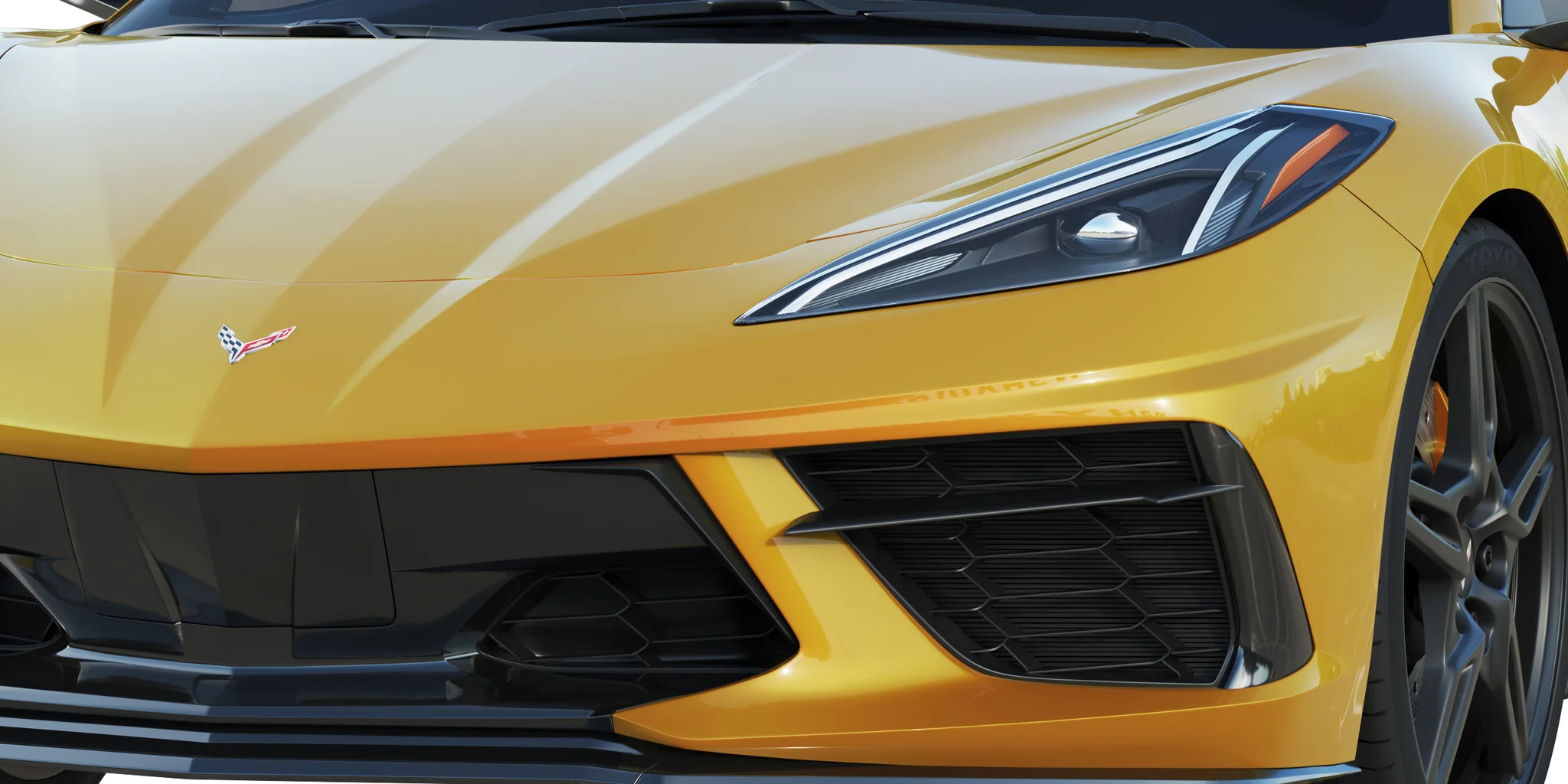 Chevrolet Corvette C8 2020, 3D model preview 34