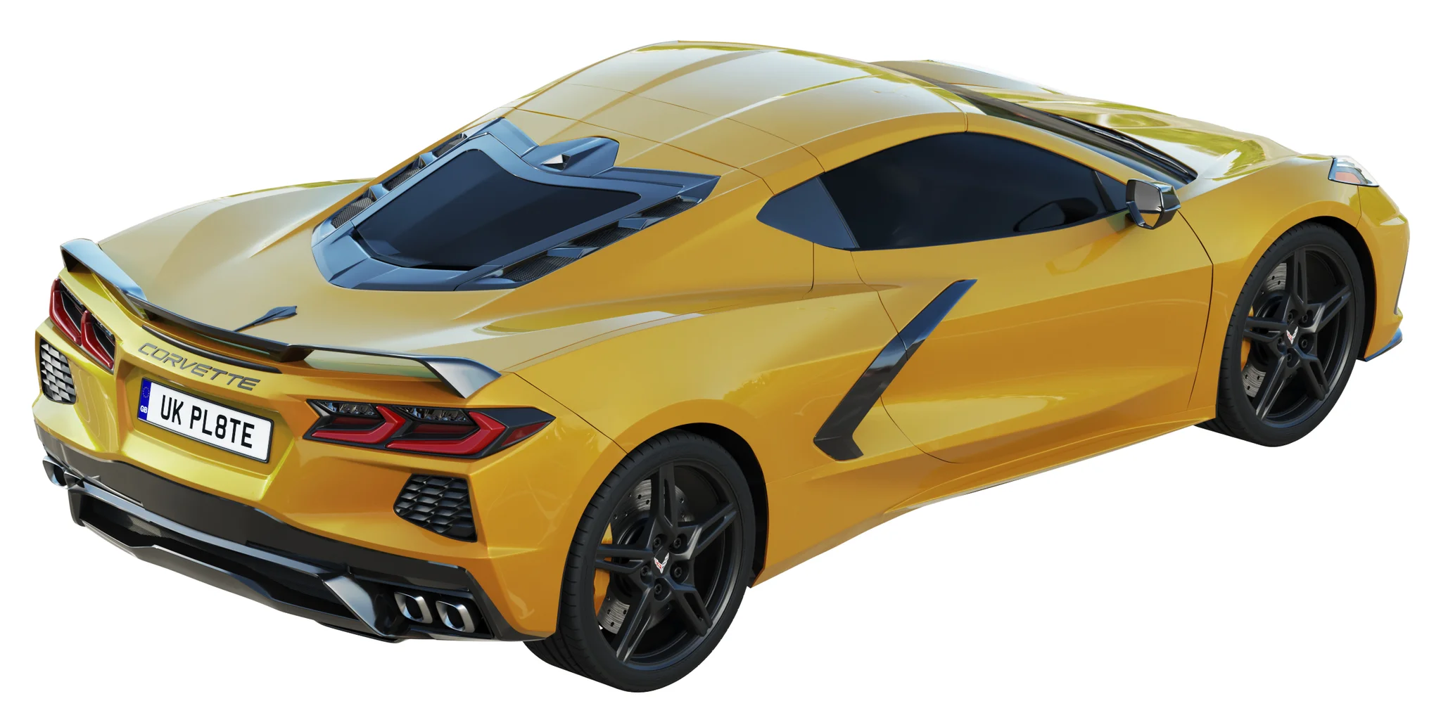 Chevrolet Corvette C8 2020, 3D model preview 38