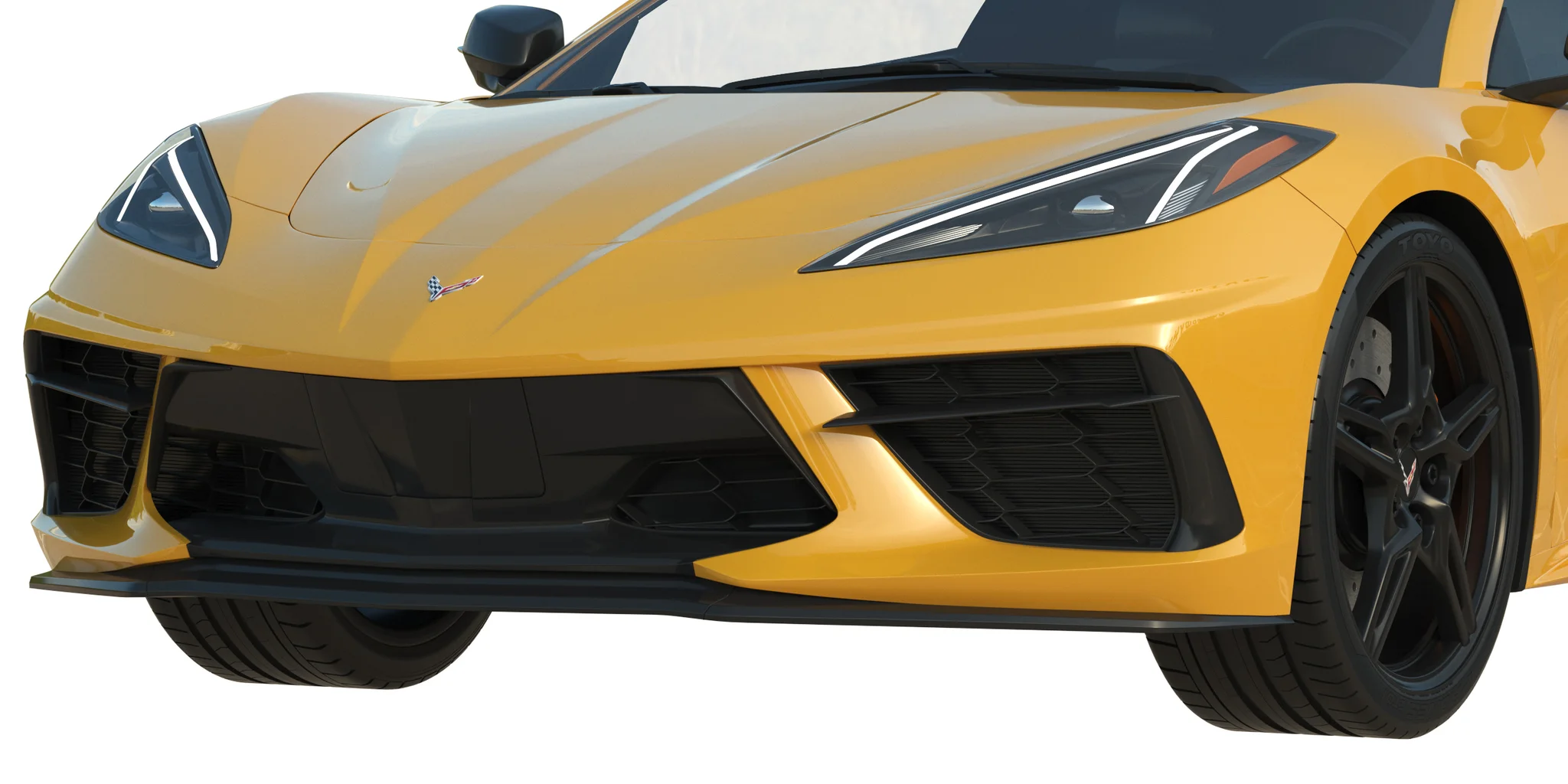 Chevrolet Corvette C8 2020, 3D model preview 1