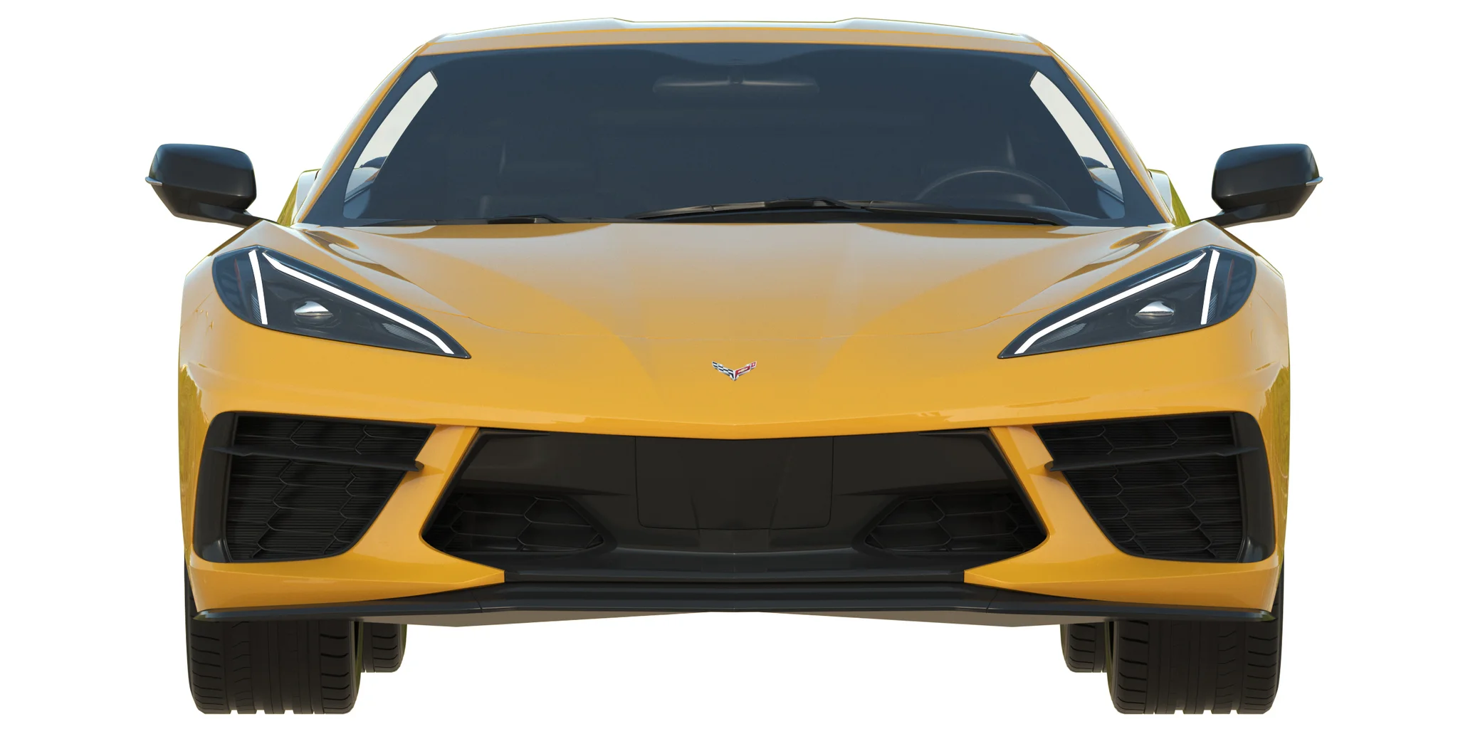 Chevrolet Corvette C8 2020, 3D model preview 11