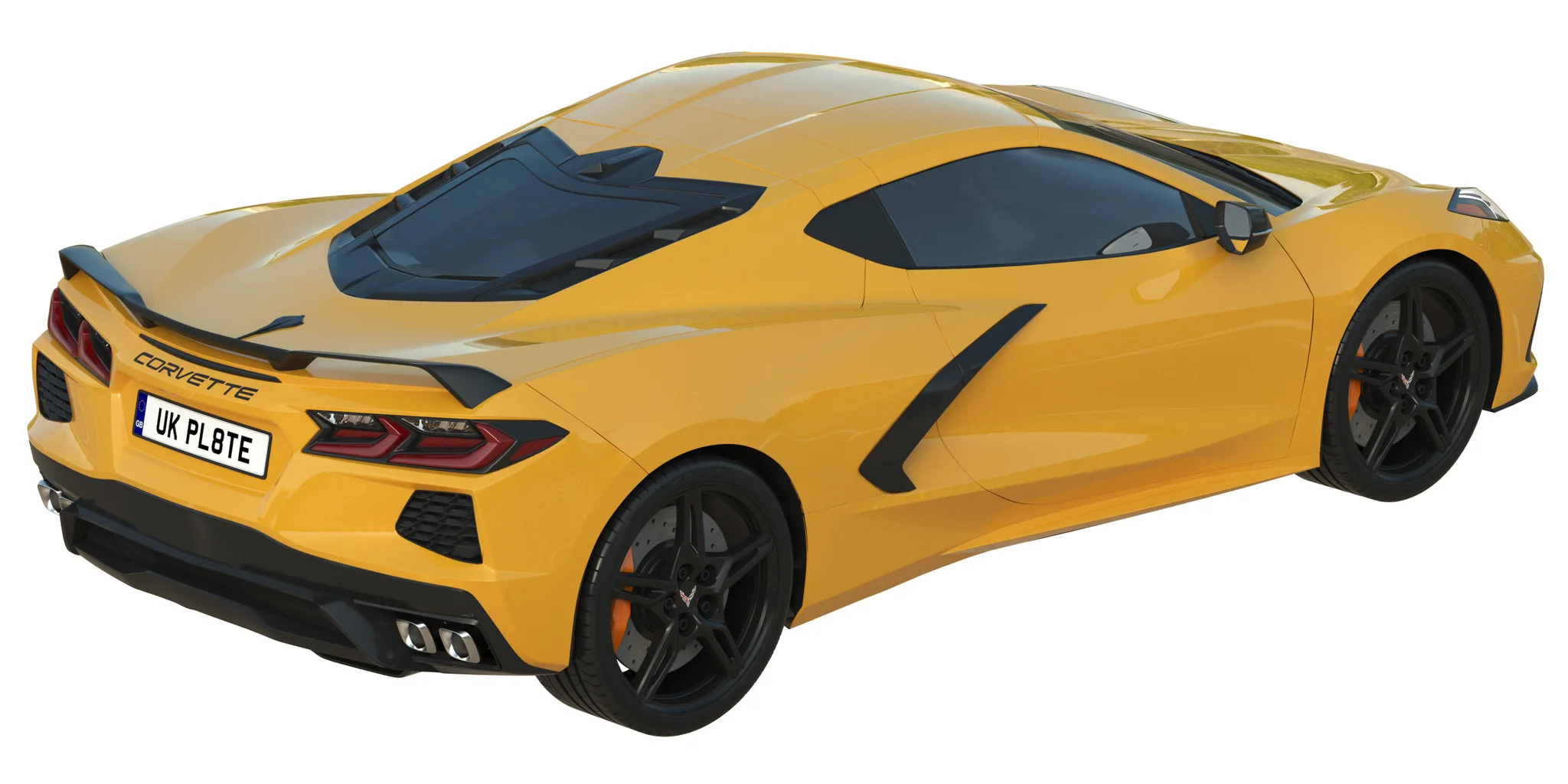 Chevrolet Corvette C8 2020, 3D model preview 12