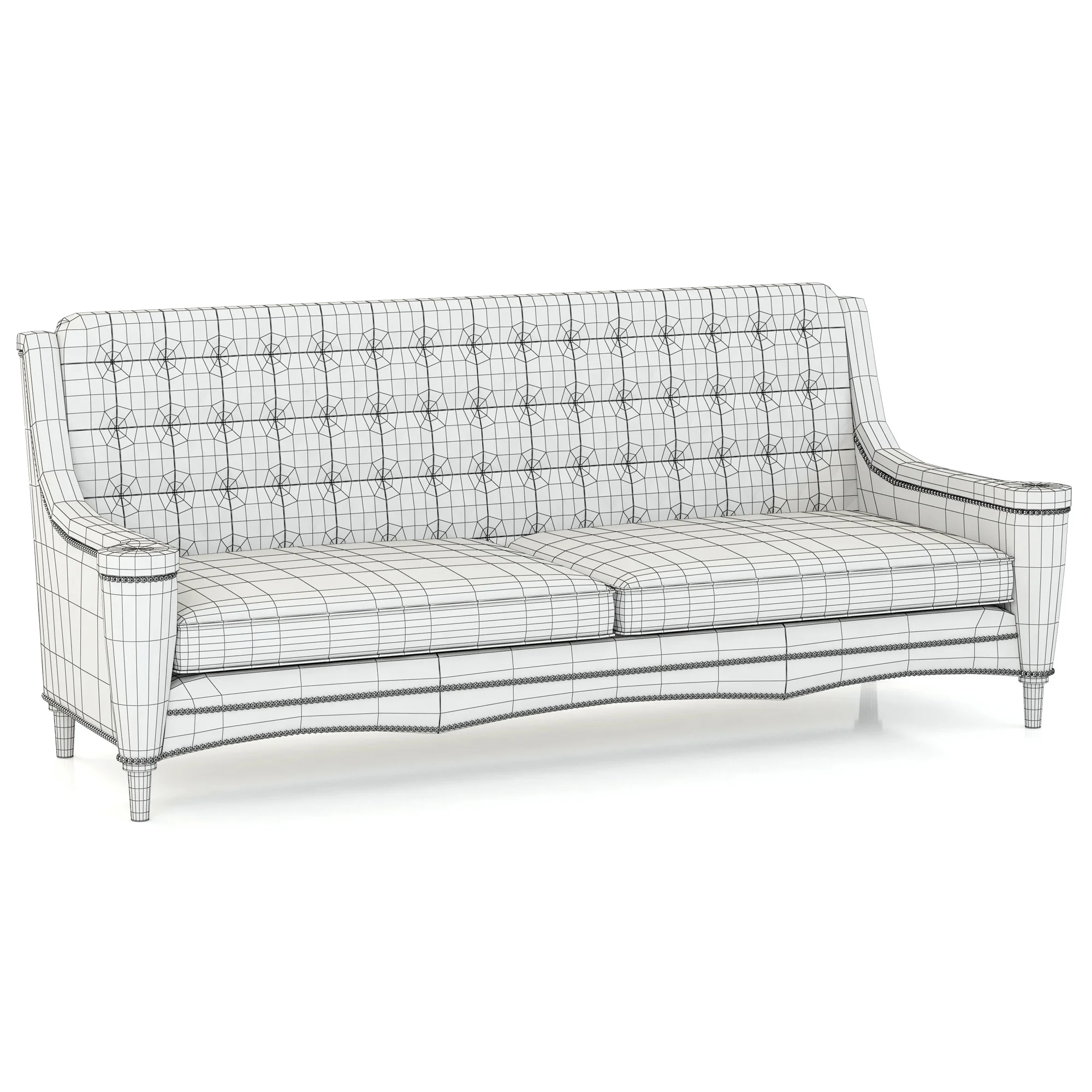 Francesco Molon SOFA BERKELEY D521 — 3D model preview 5