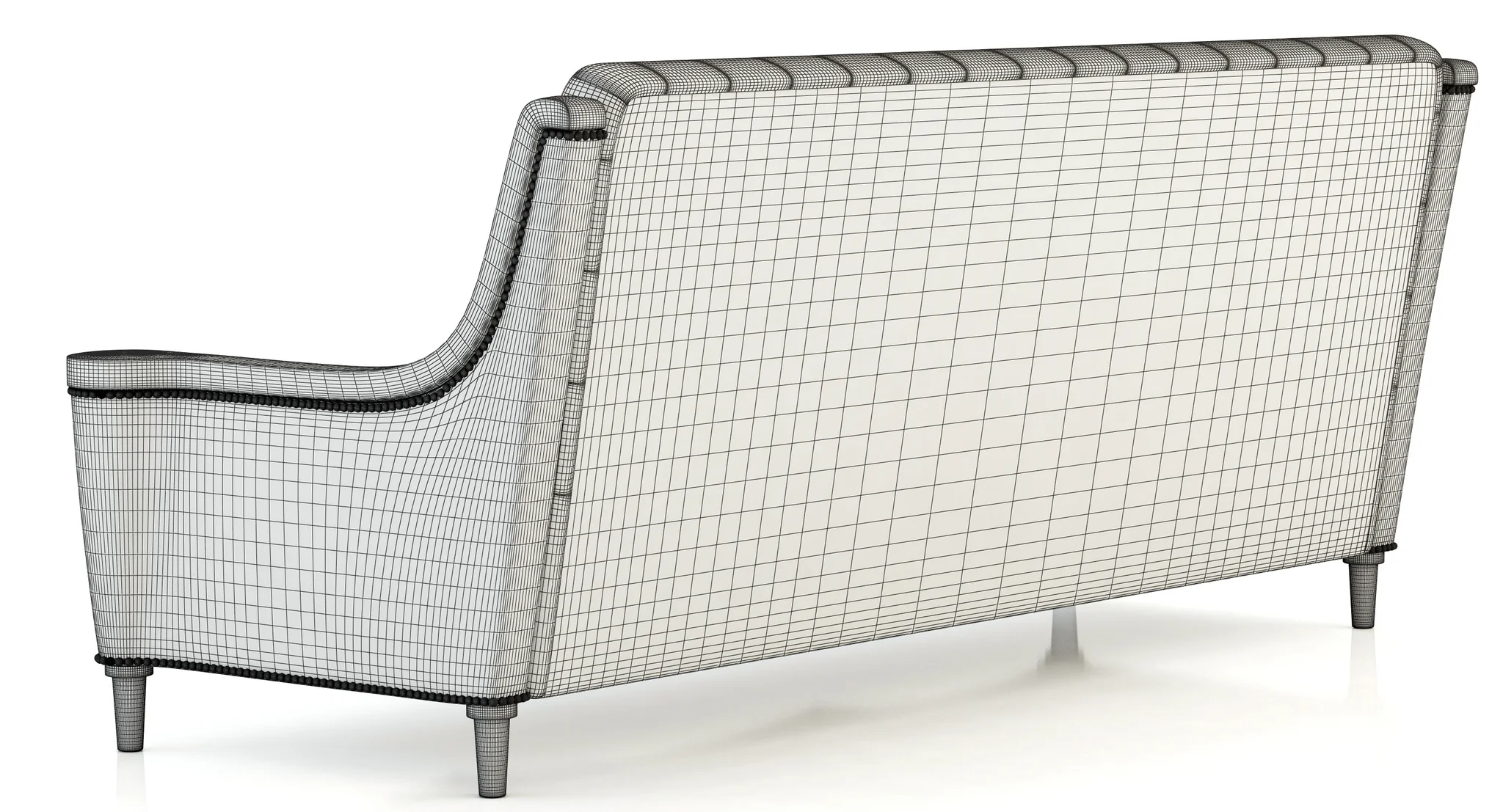 Francesco Molon SOFA BERKELEY D521 — 3D model preview 9