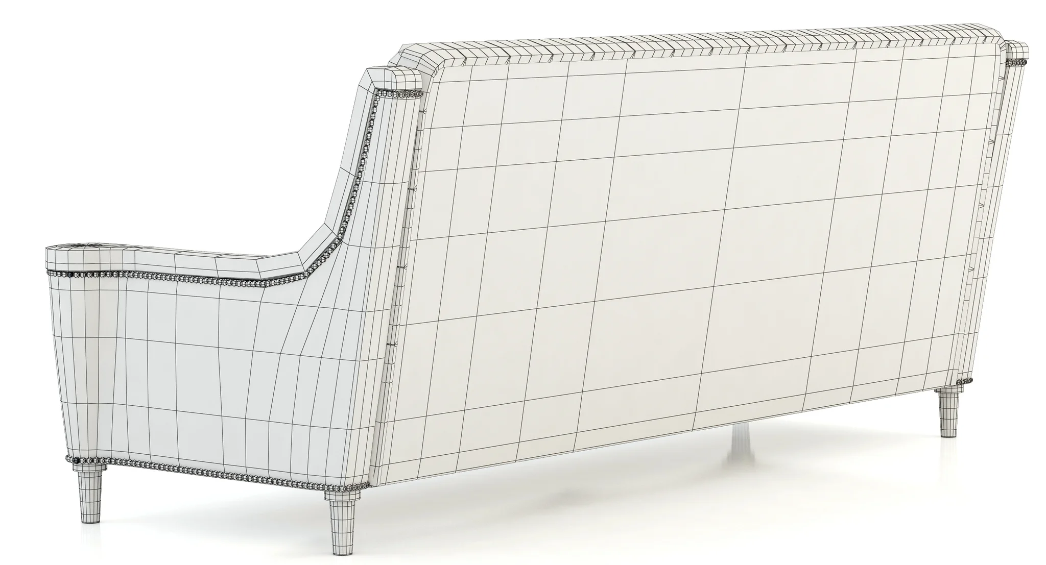 Francesco Molon SOFA BERKELEY D521 — 3D model preview 10