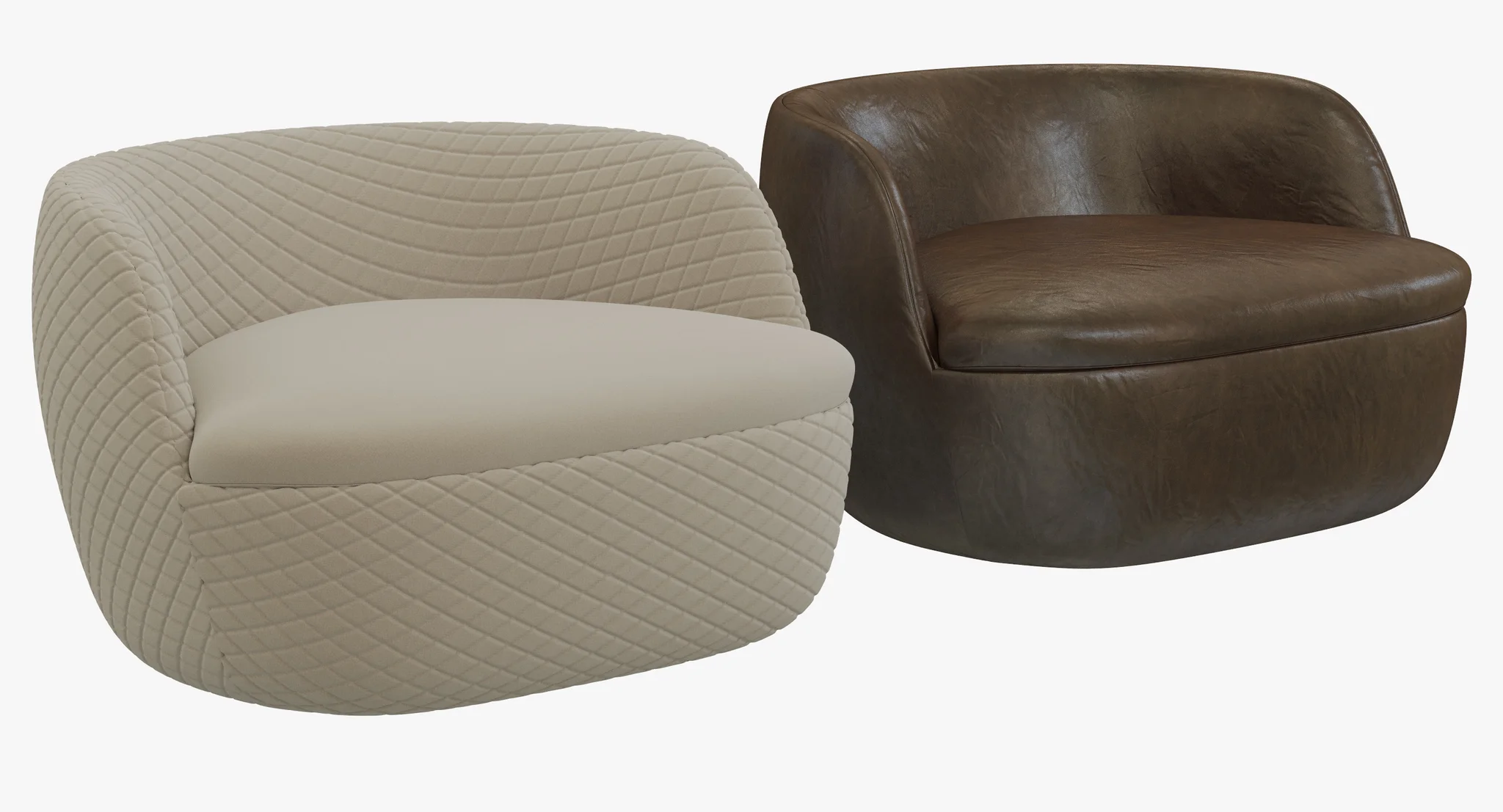 Moooi Bart Armchair — 3D model preview 1