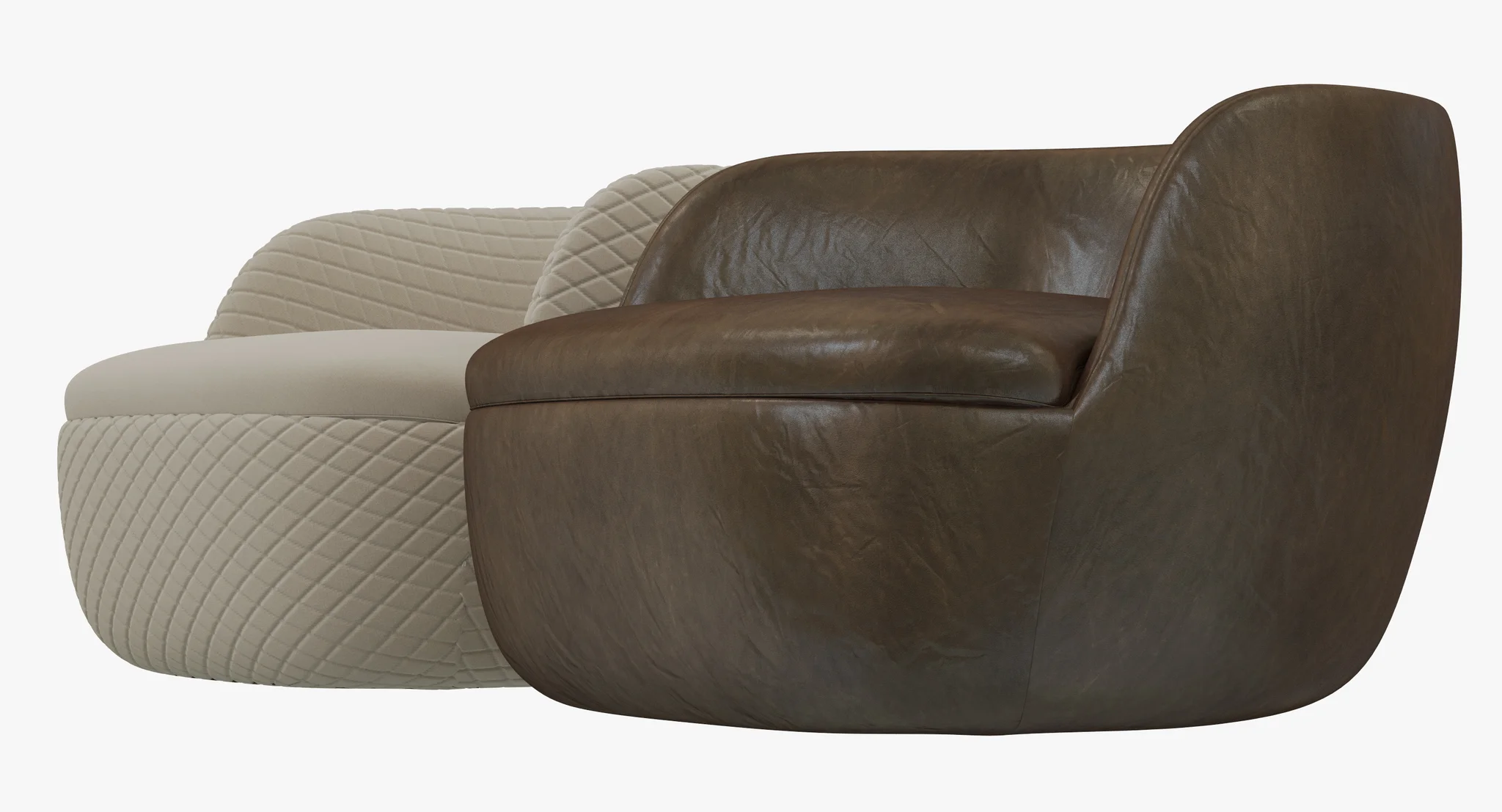 Moooi Bart Armchair — 3D model preview 3