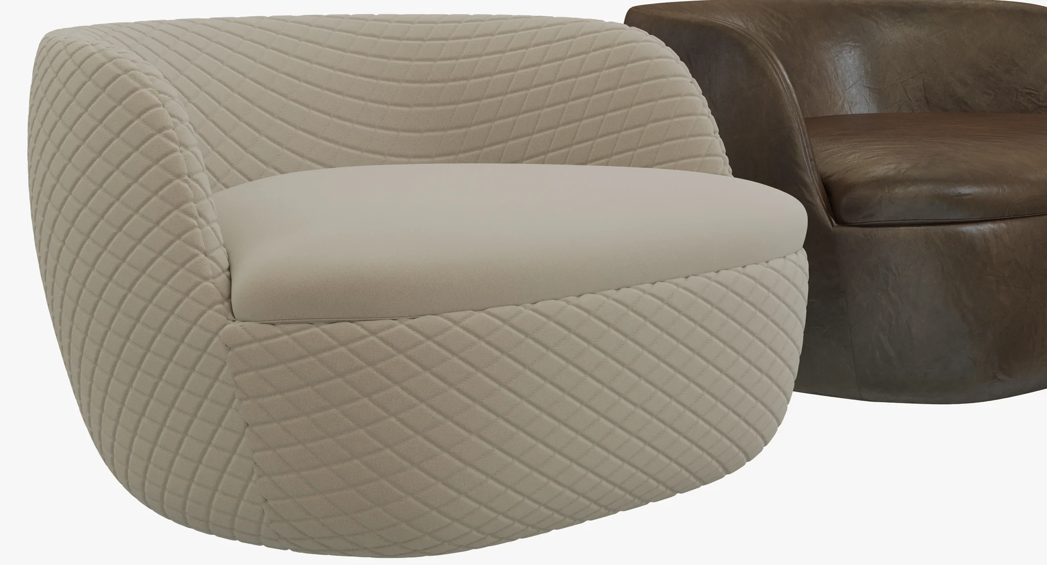 Moooi Bart Armchair — 3D model preview 4