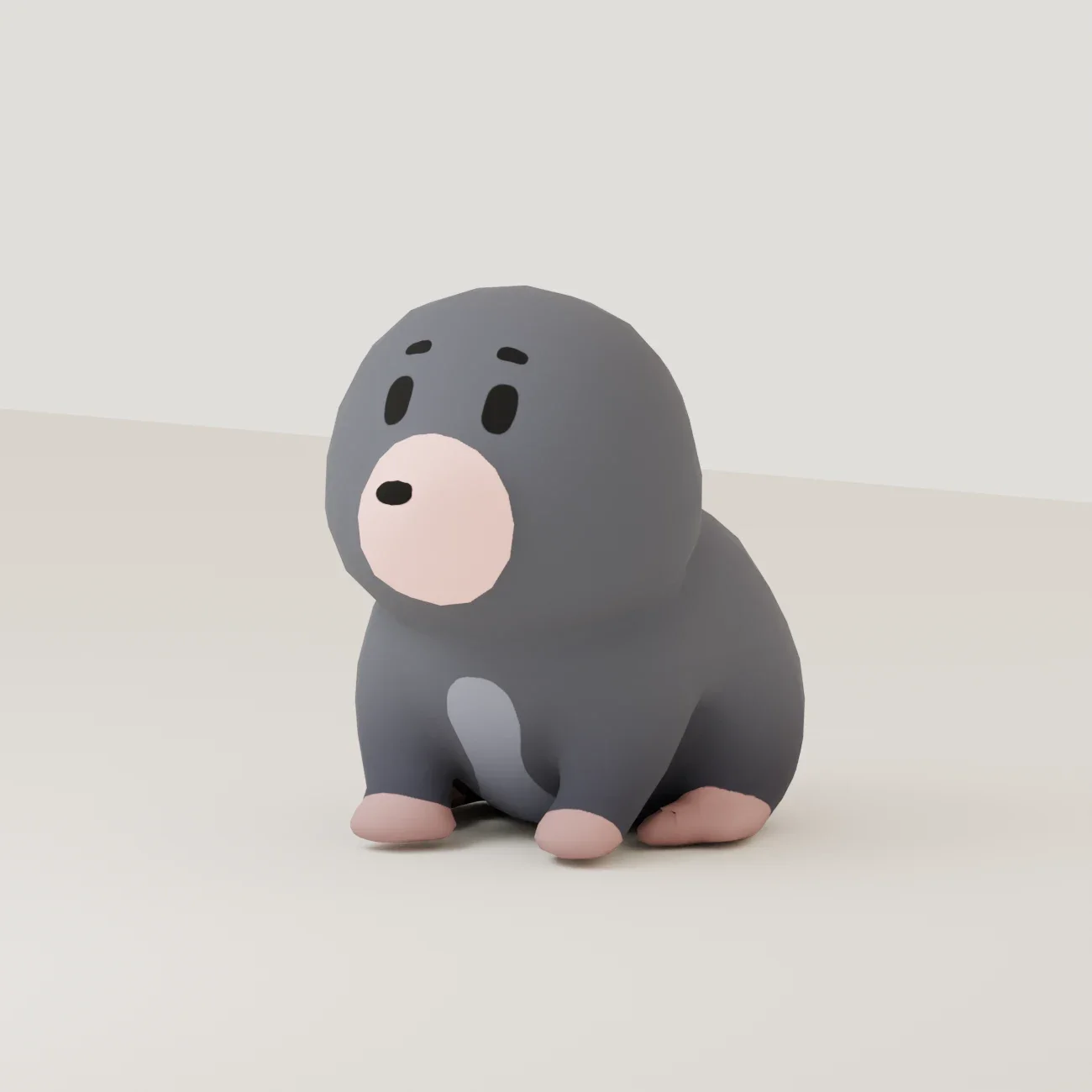 Stylized Animal Mole