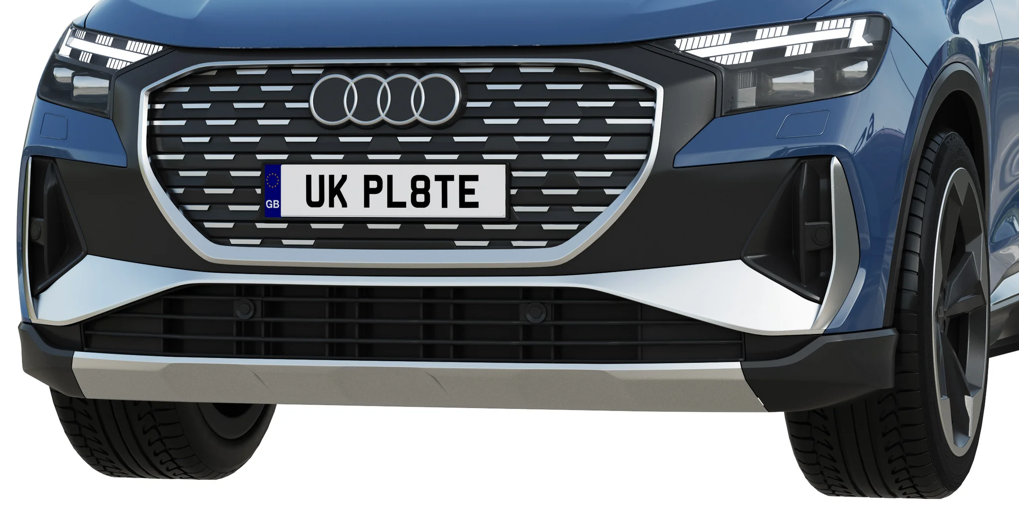 Audi Q4 Sportback E Tron, 3D model preview 4