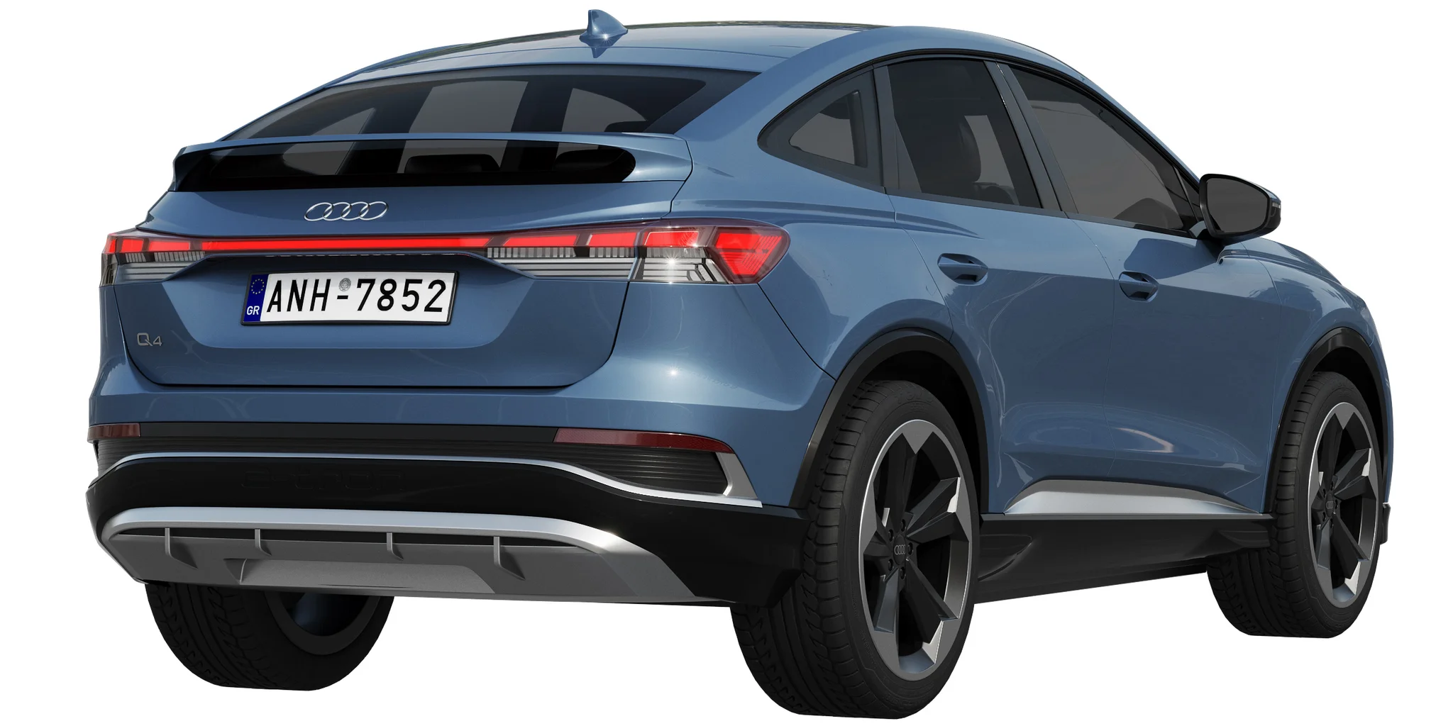 Audi Q4 Sportback E Tron, 3D model preview 6
