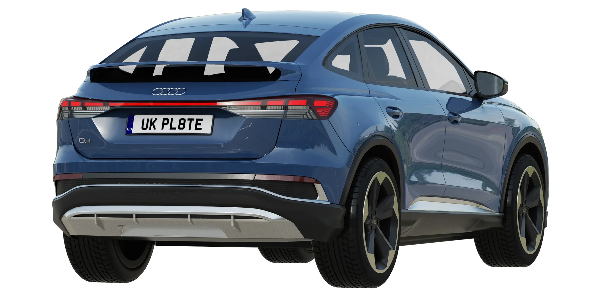 Audi Q4 Sportback E Tron, 3D model preview 9