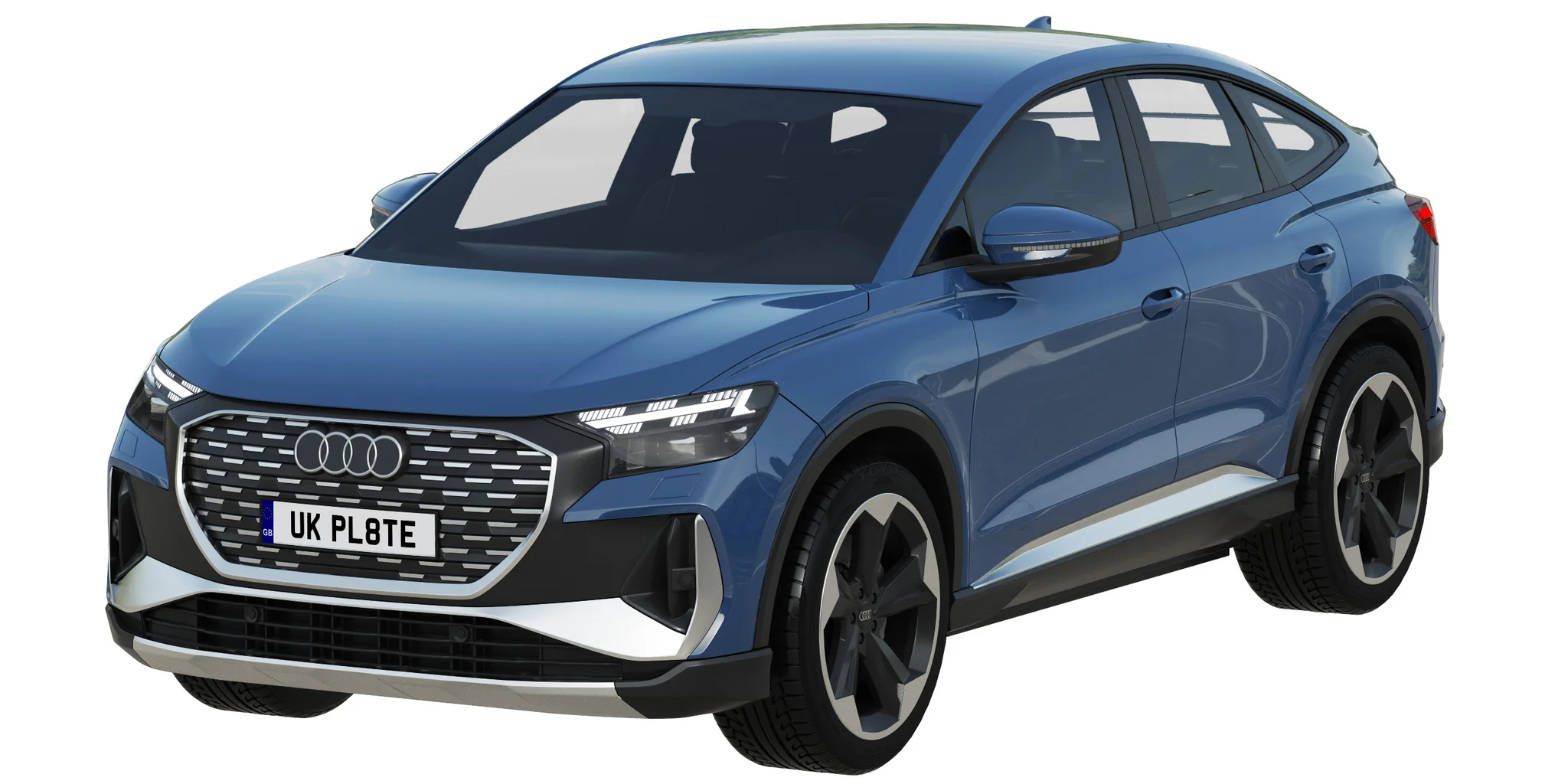 Audi Q4 Sportback E Tron, 3D model preview 13
