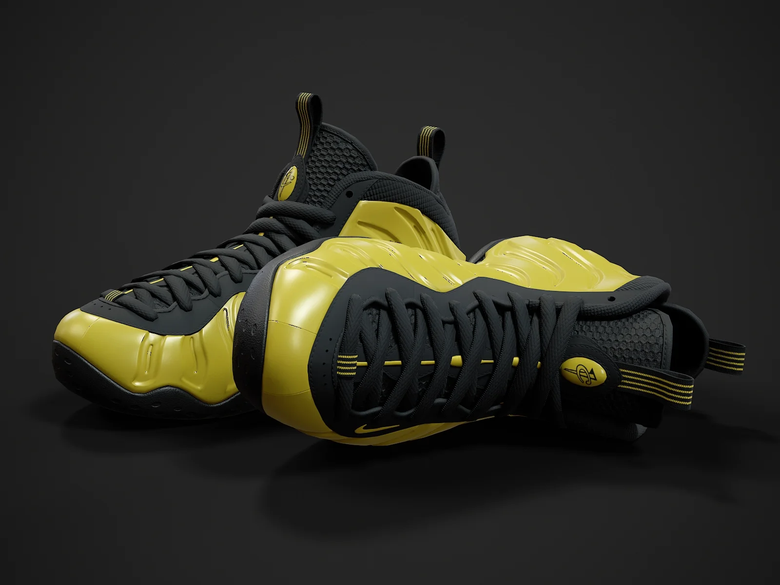 Nike Air Foamposite-2, 3D model preview 3