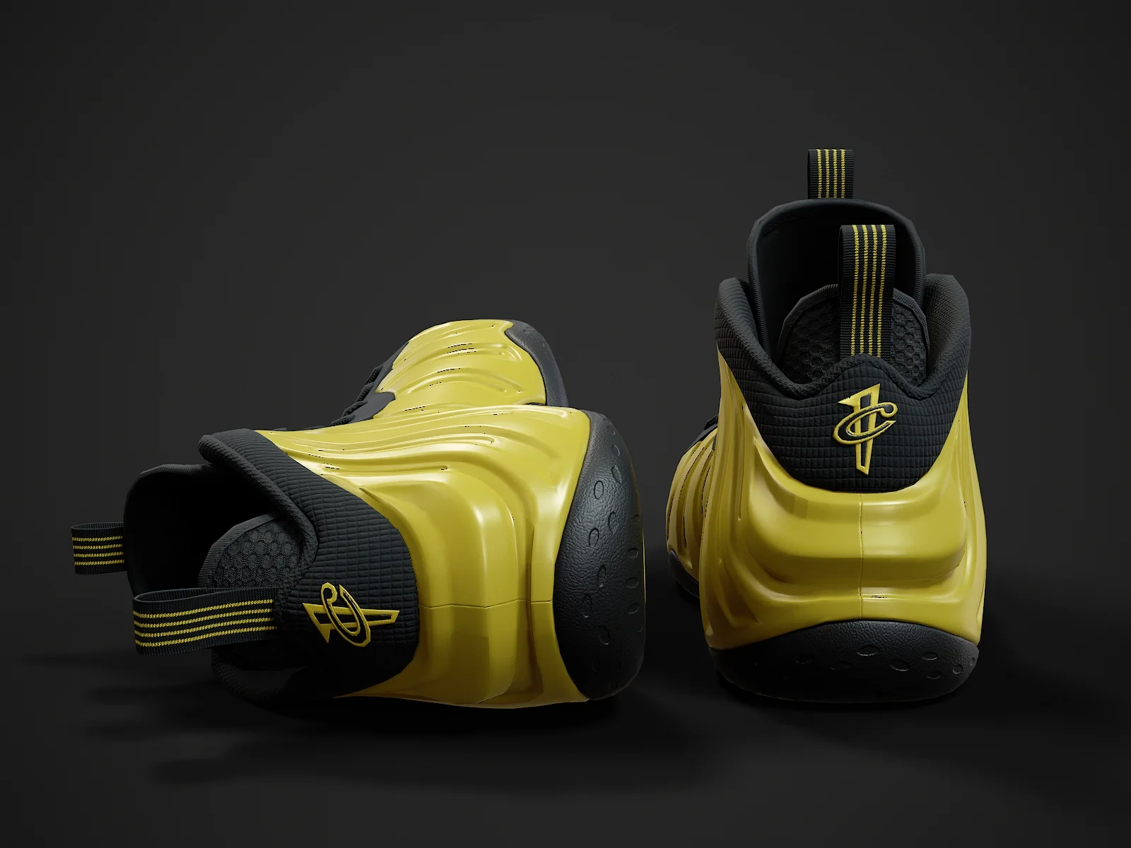 Nike Air Foamposite-2, 3D model preview 6