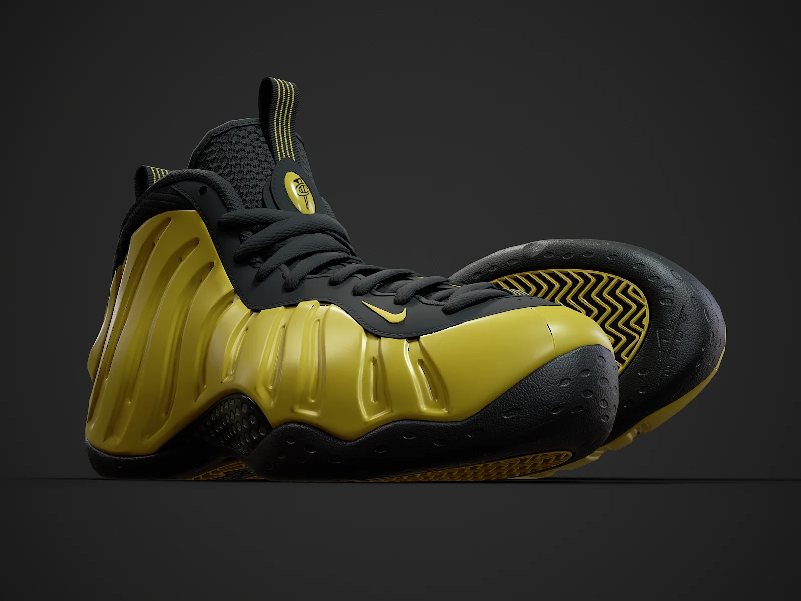 Nike Air Foamposite-2, 3D model preview 9