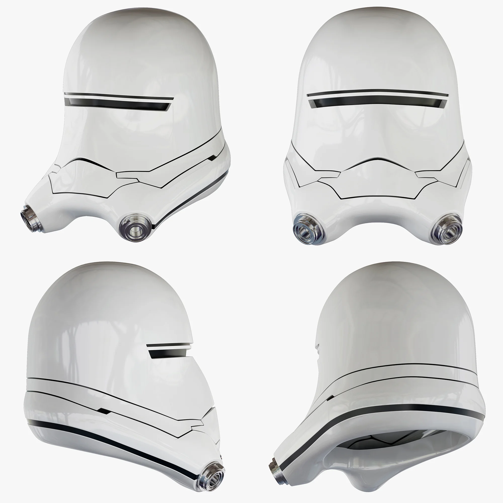 Flametrooper Helmet — 3D model preview 6