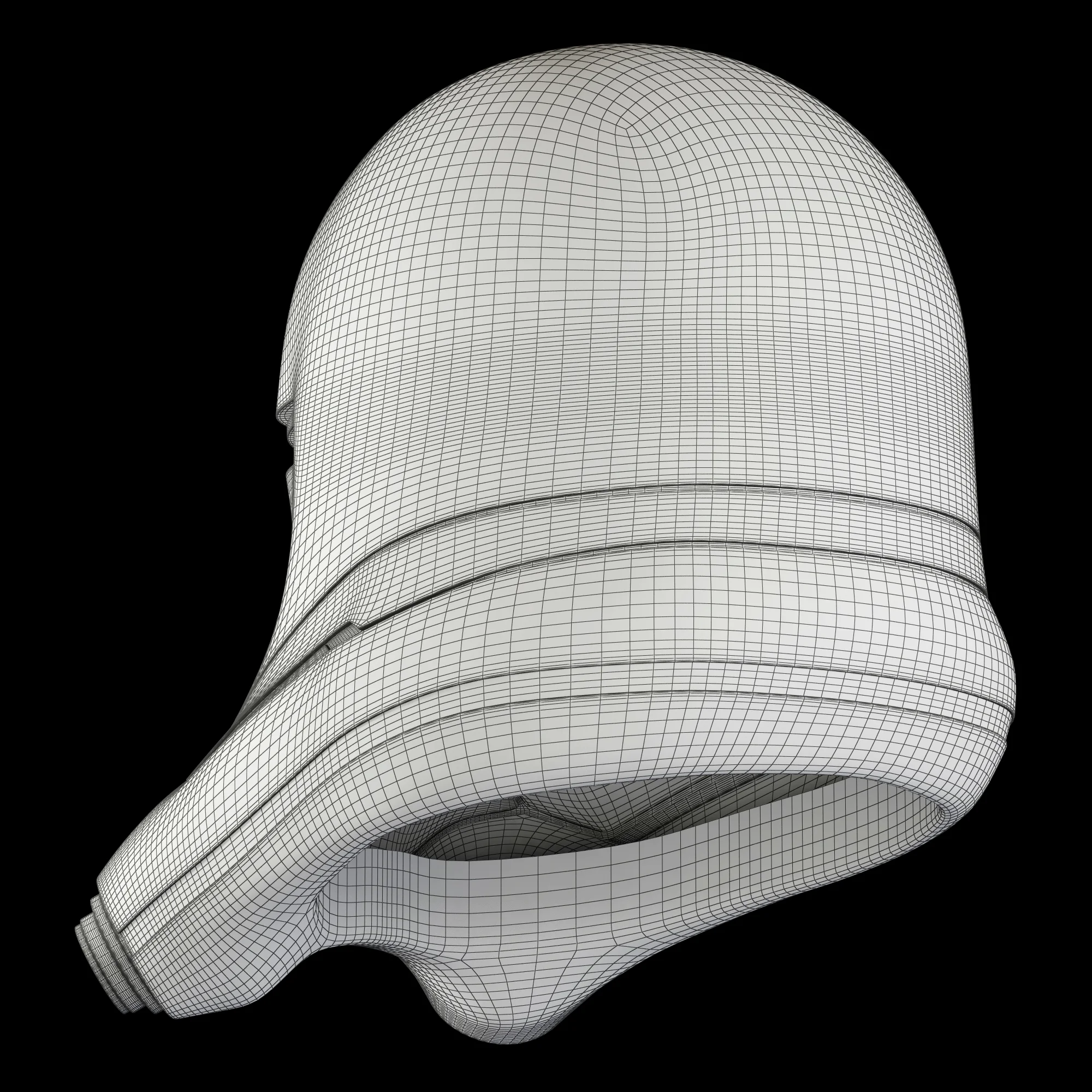 Flametrooper Helmet — 3D model preview 7