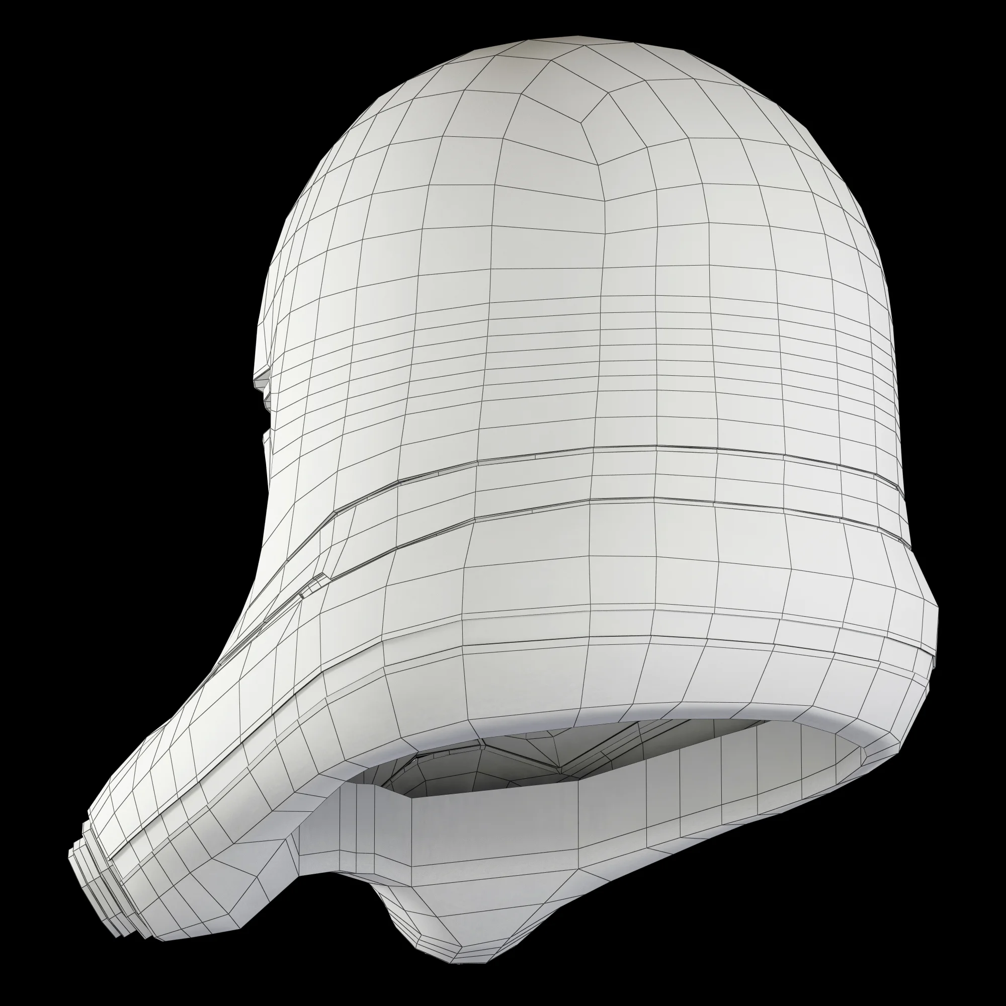 Flametrooper Helmet — 3D model preview 8