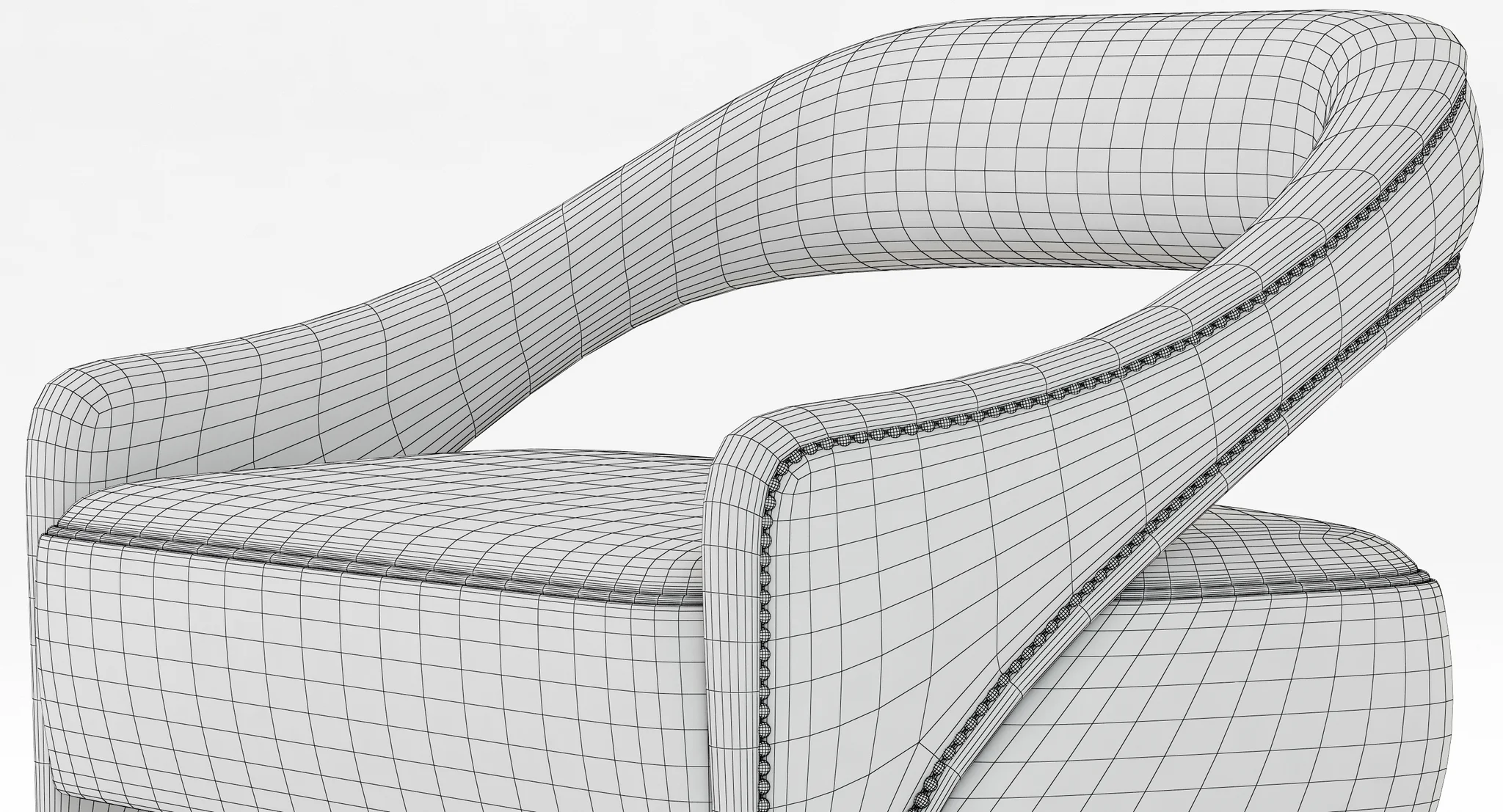 Brabbu Tellus 2 Seat Sofa — 3D model preview 12