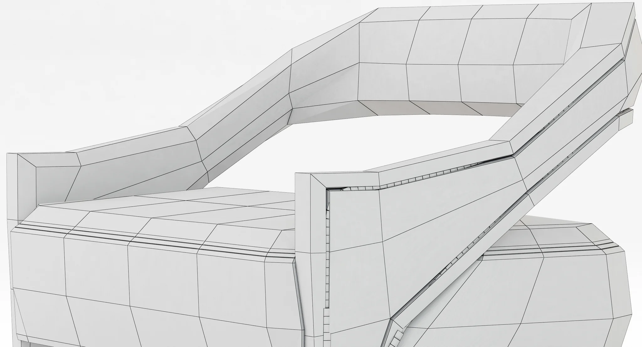 Brabbu Tellus 2 Seat Sofa — 3D model preview 13