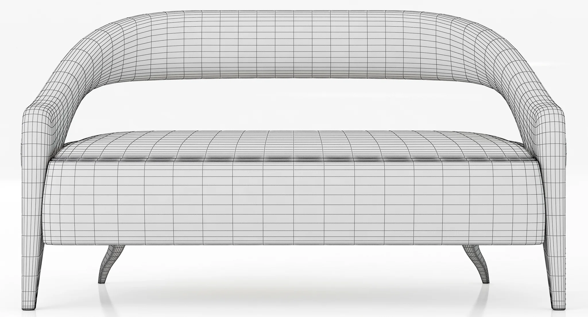 Brabbu Tellus 2 Seat Sofa — 3D model preview 15