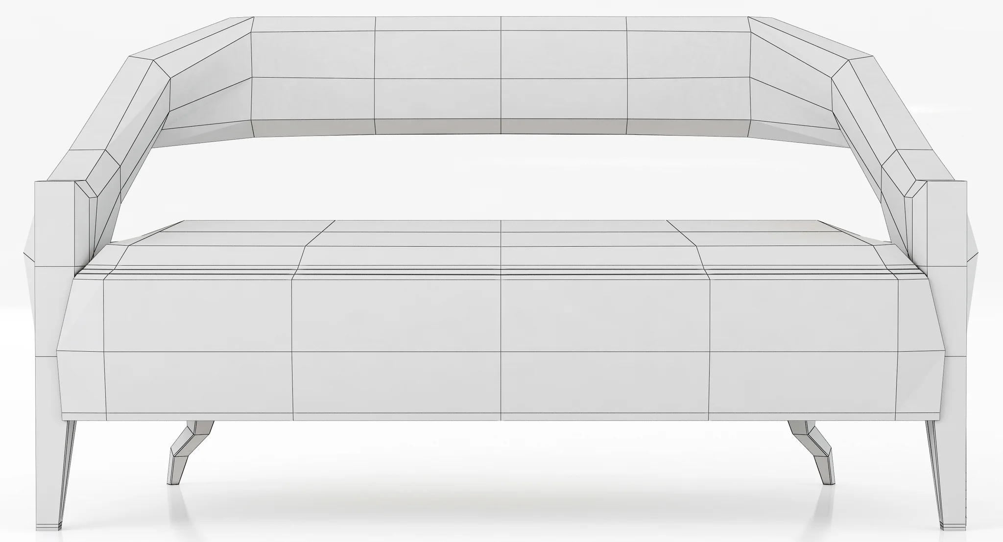 Brabbu Tellus 2 Seat Sofa — 3D model preview 16