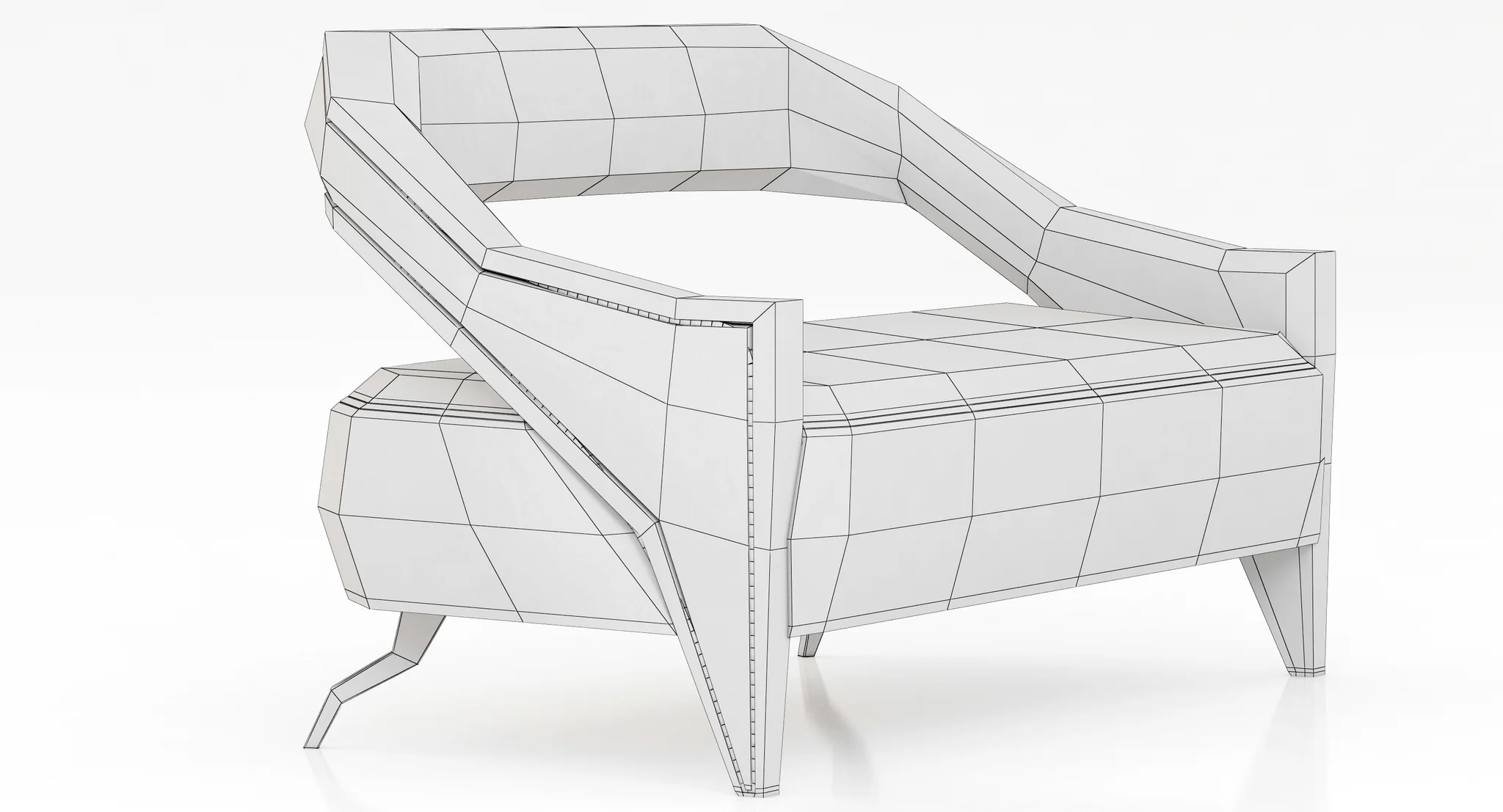Brabbu Tellus 2 Seat Sofa — 3D model preview 19