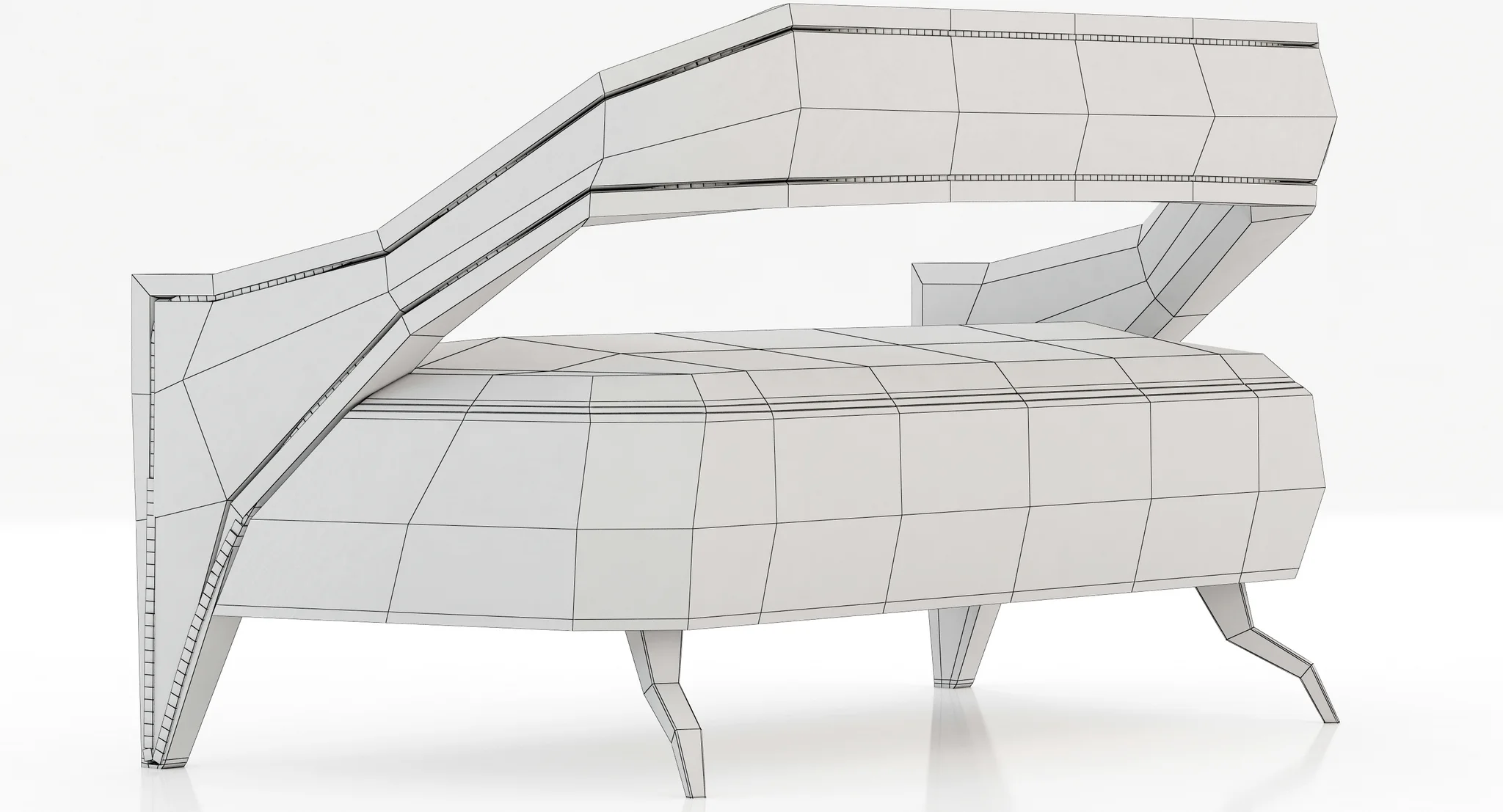 Brabbu Tellus 2 Seat Sofa — 3D model preview 22