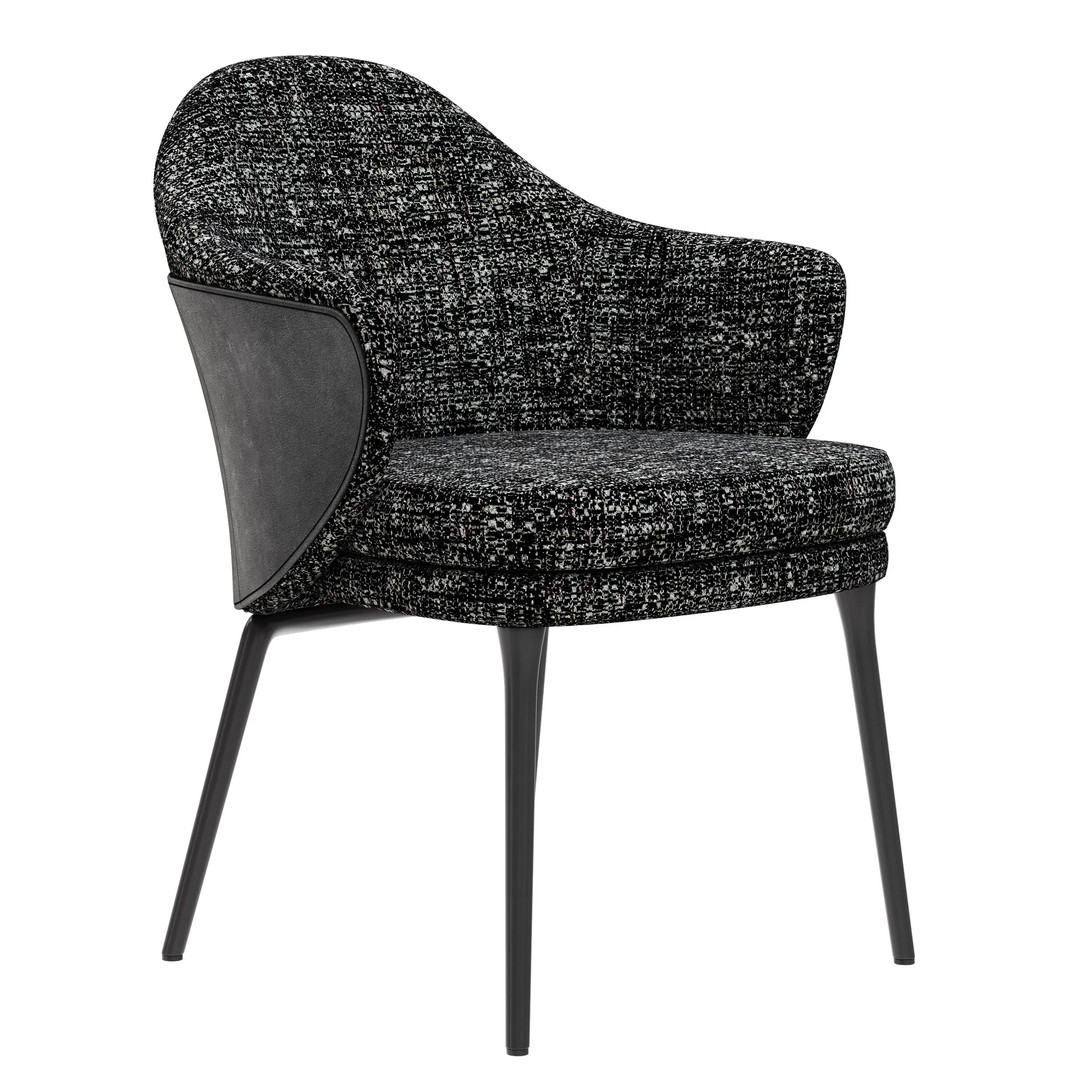 Minotti Angie Chair — 3D model preview 1