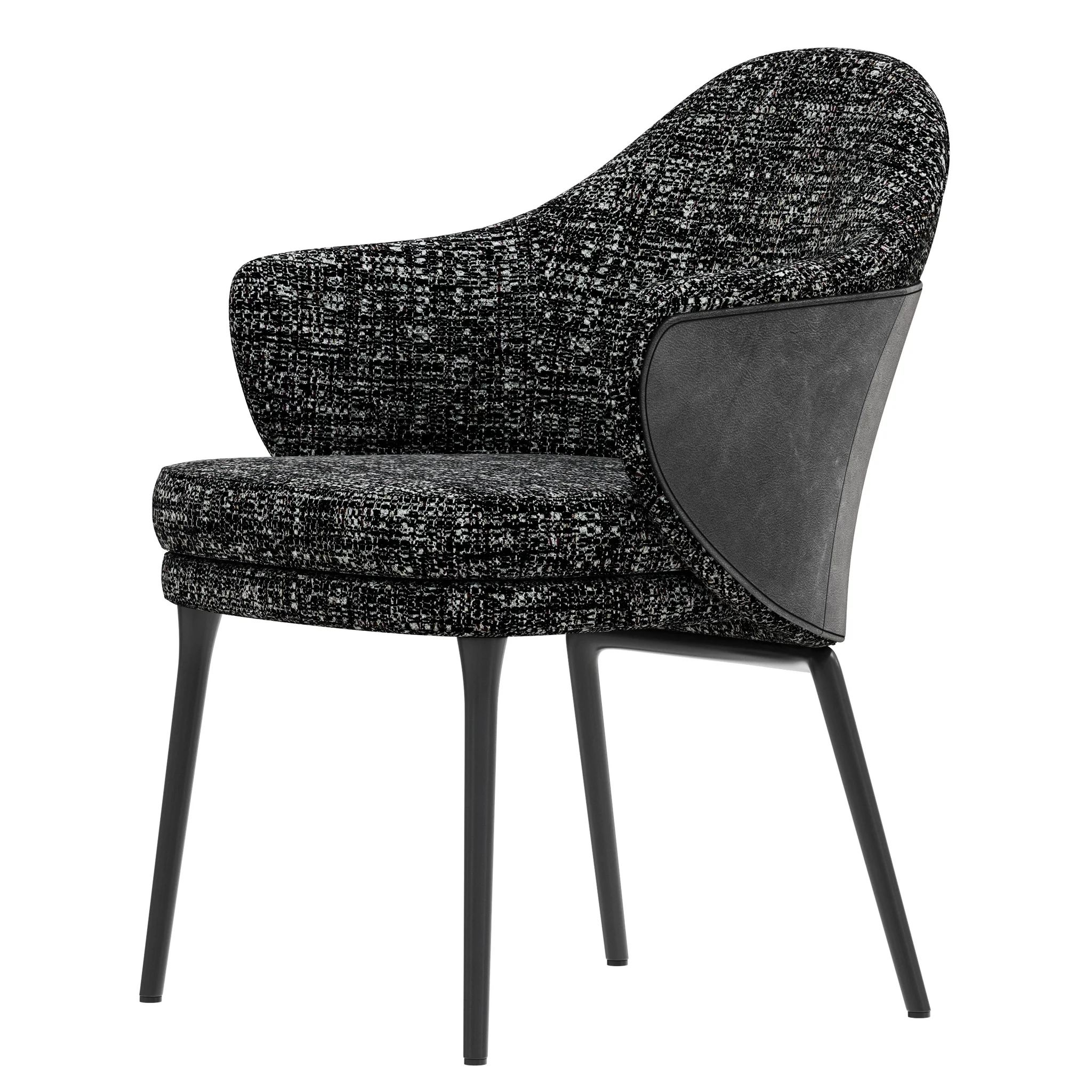 Minotti Angie Chair — 3D model preview 2