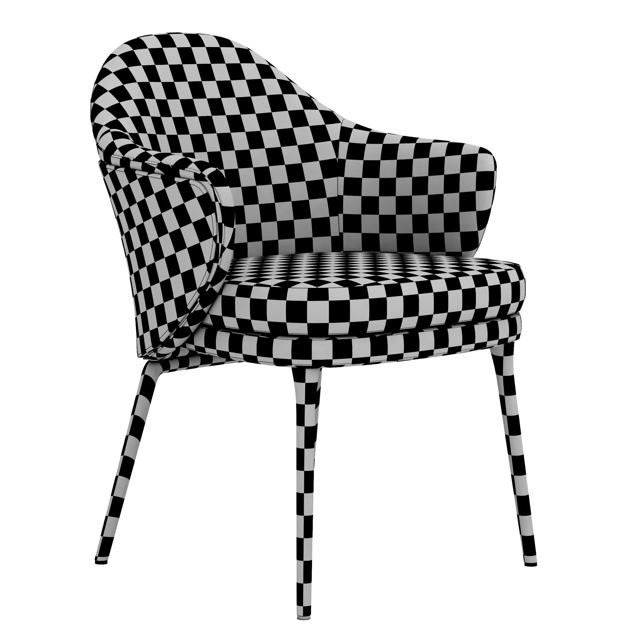 Minotti Angie Chair — 3D model preview 9