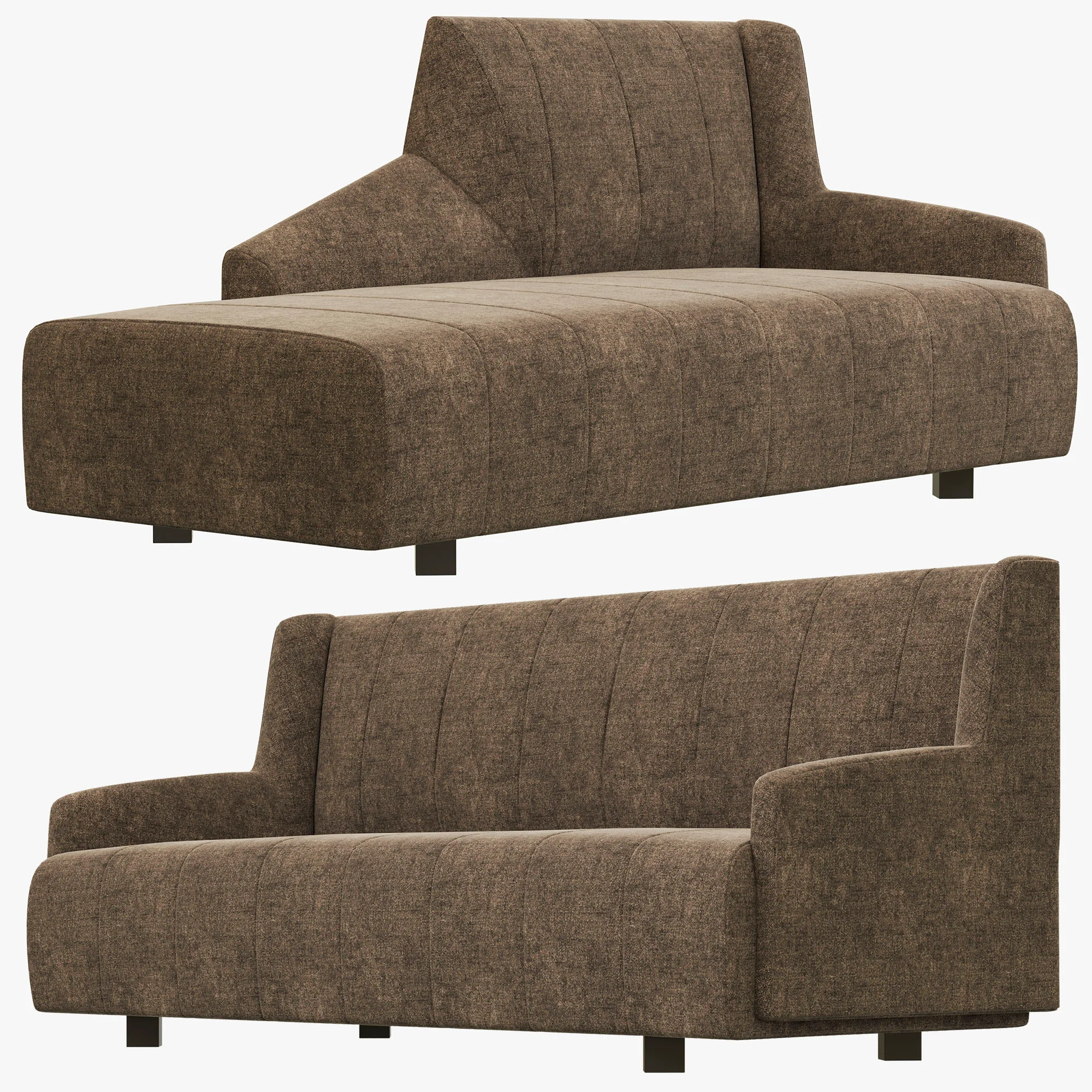Ditre Italia Fluid Sofa — 3D model preview 4