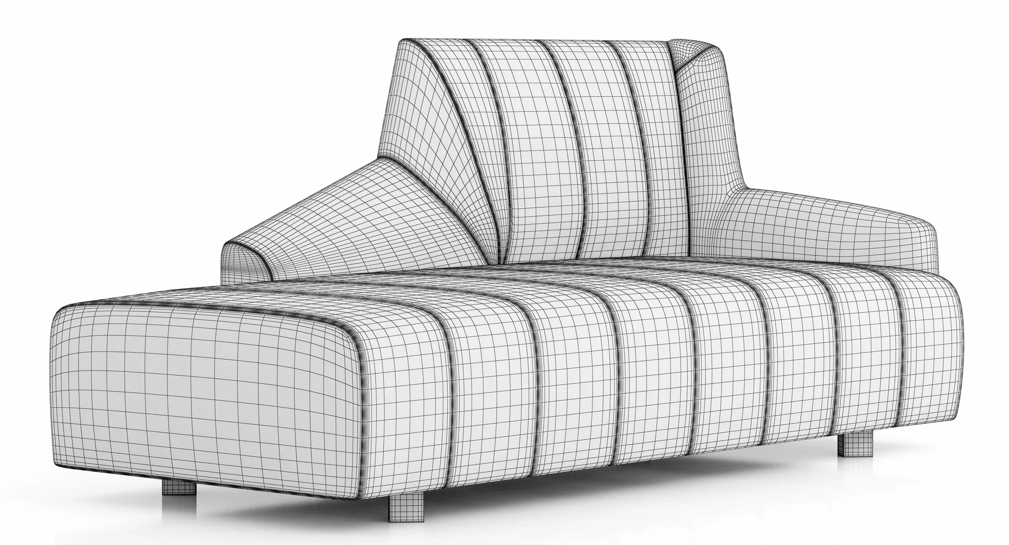 Ditre Italia Fluid Sofa — 3D model preview 15