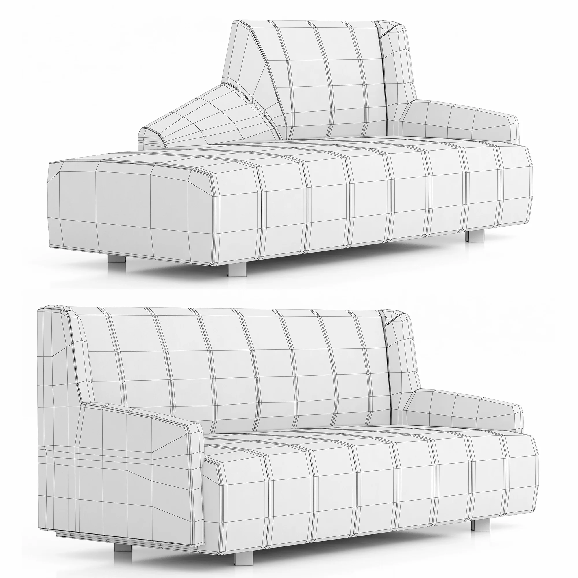 Ditre Italia Fluid Sofa — 3D model preview 17