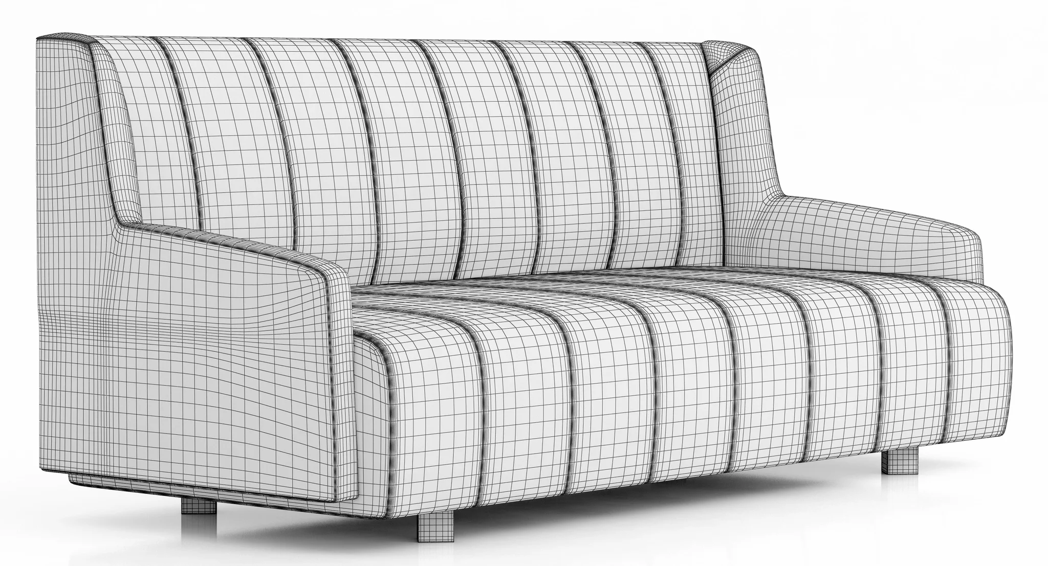 Ditre Italia Fluid Sofa — 3D model preview 18