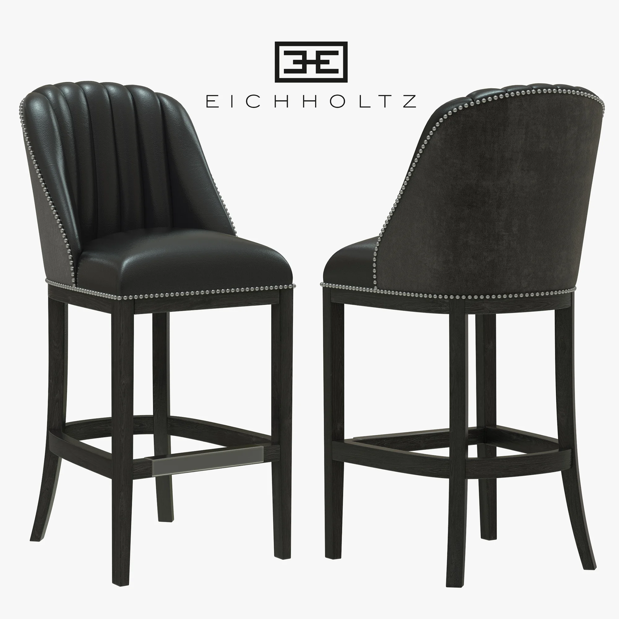 Eichholtz Balmore Bar Stool — 3D model preview 2