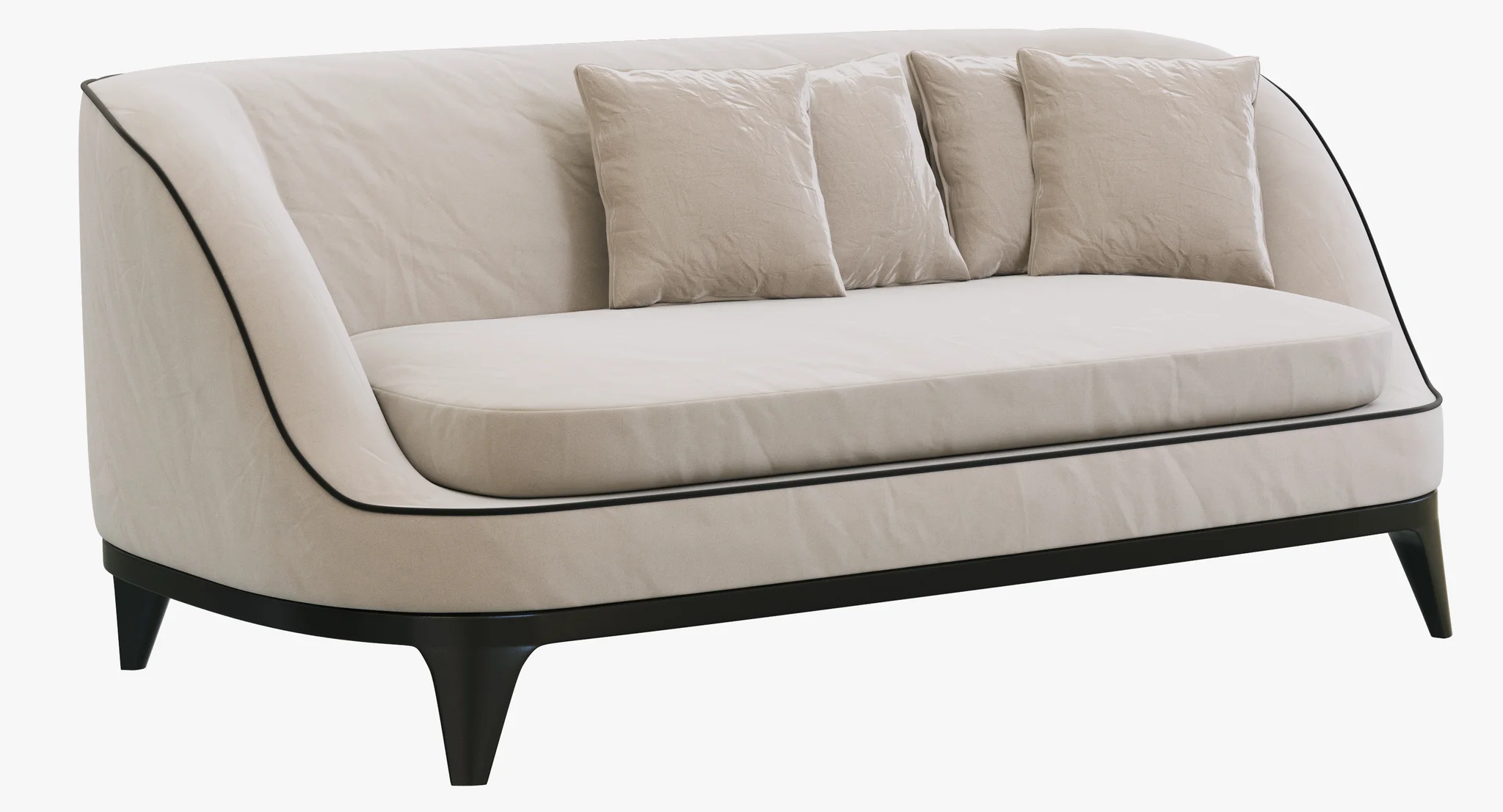 Flexform Dragonfly Sofa — 3D model preview 1